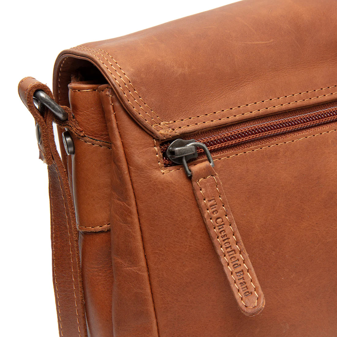 The Chesterfield Brand Laverton Axelremsväska - Cognac - Travels And Bags