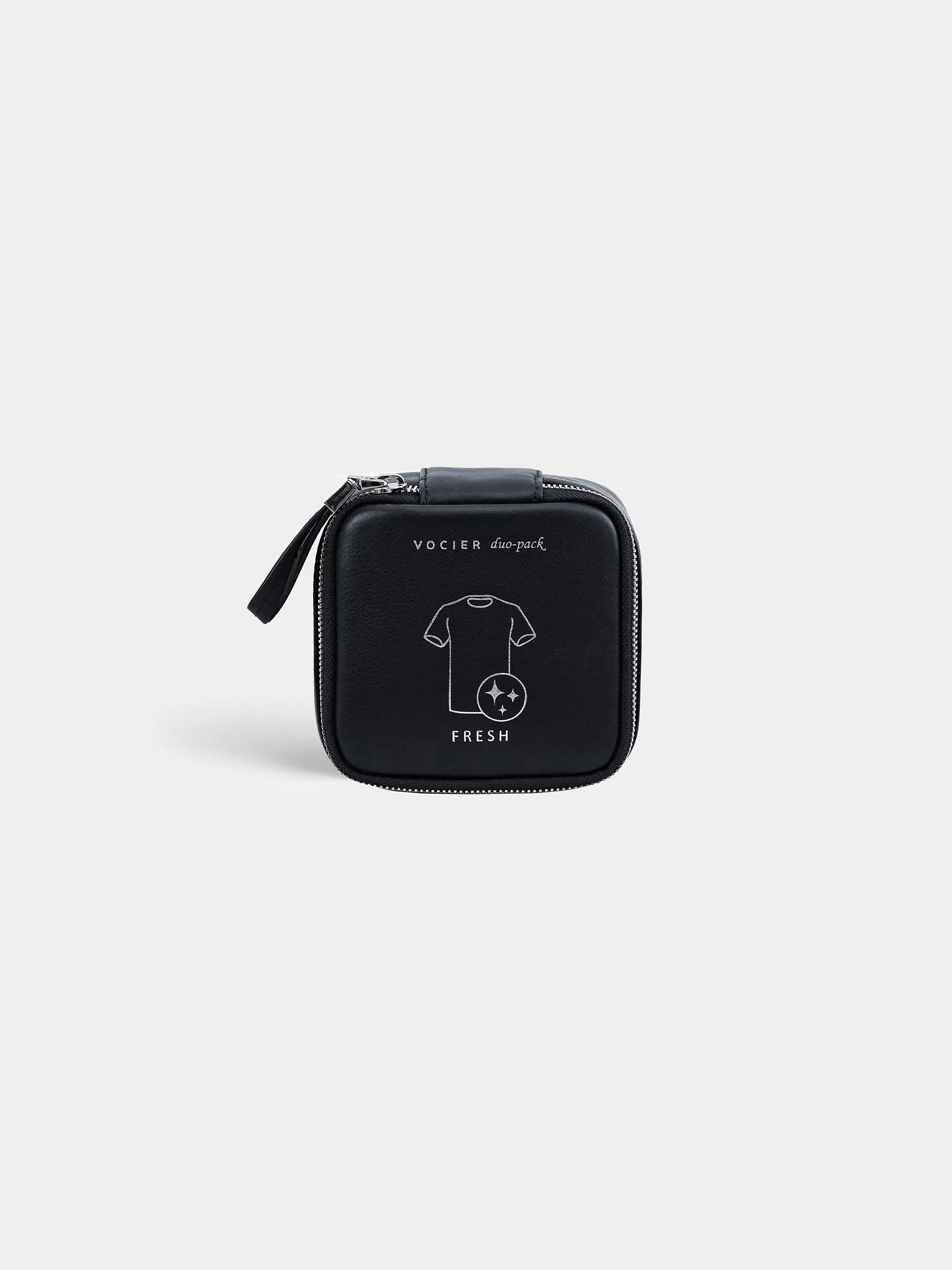 Duo Pack Small Black Leather front fresh