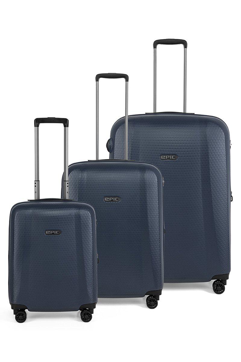 Epic GTO 5.0 Resväska 3-set - Marinblå - Travels And Bags