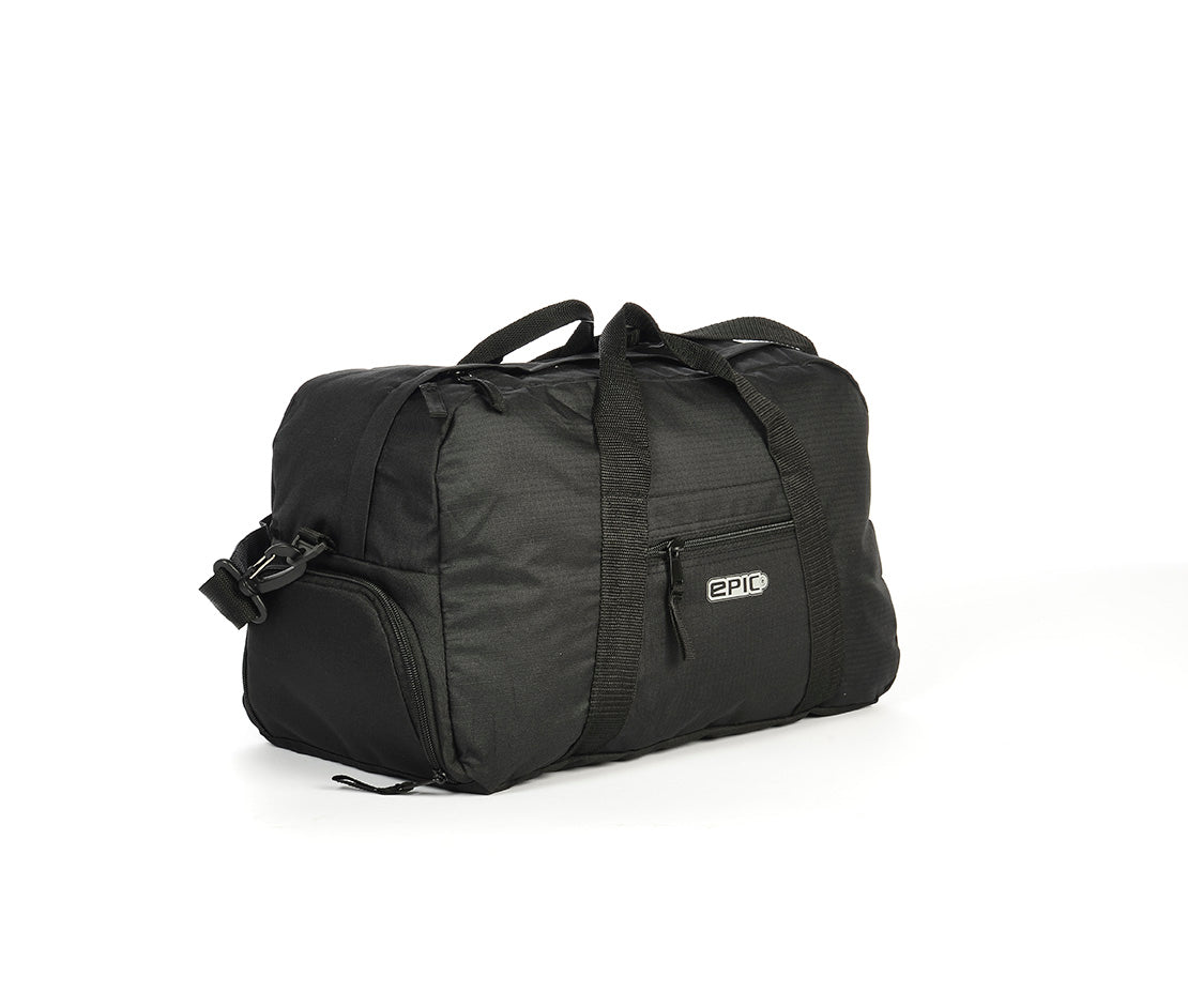 Epic Essentials Foldable 28 L Duffelväska - Svart - Travels And Bags