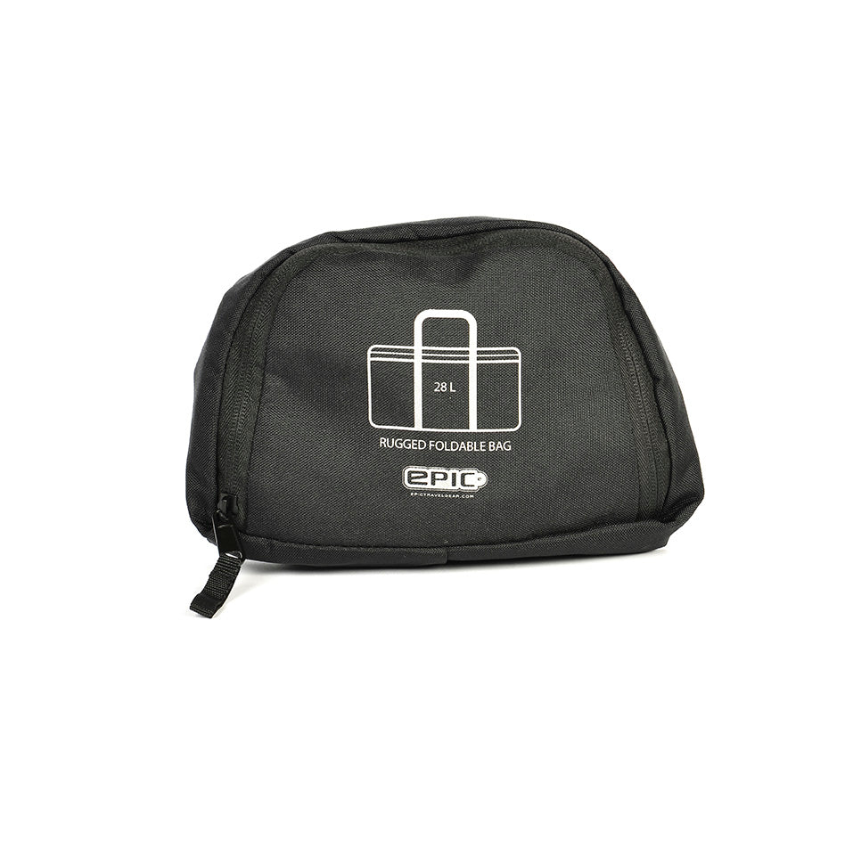 Epic Essentials Foldable 28 L Duffelväska - Svart - Travels And Bags