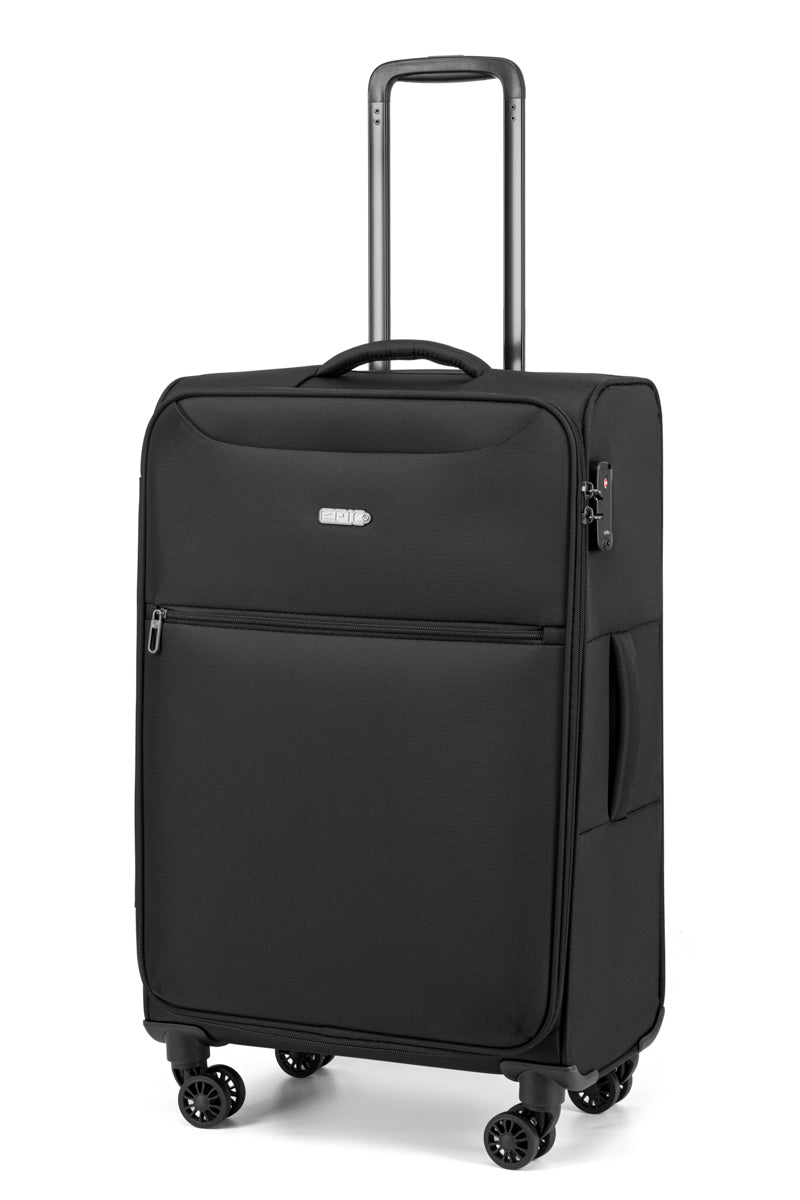 Epic Jupiter 4X Mellanstor Resväska 65 cm - Svart - Travels And Bags