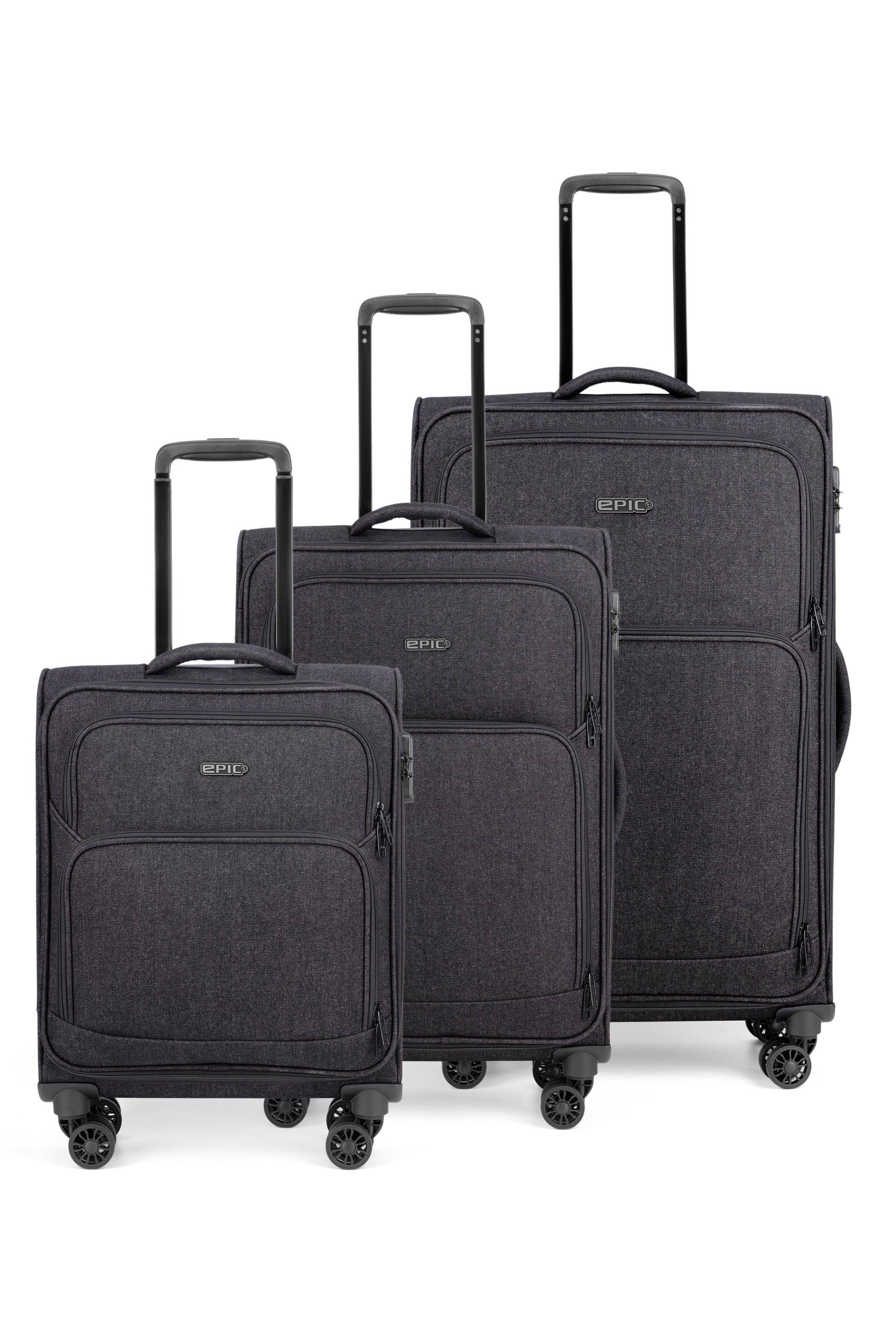 Epic Dynamo 4X Resväska 3-set - Svart Denim - Travels And Bags