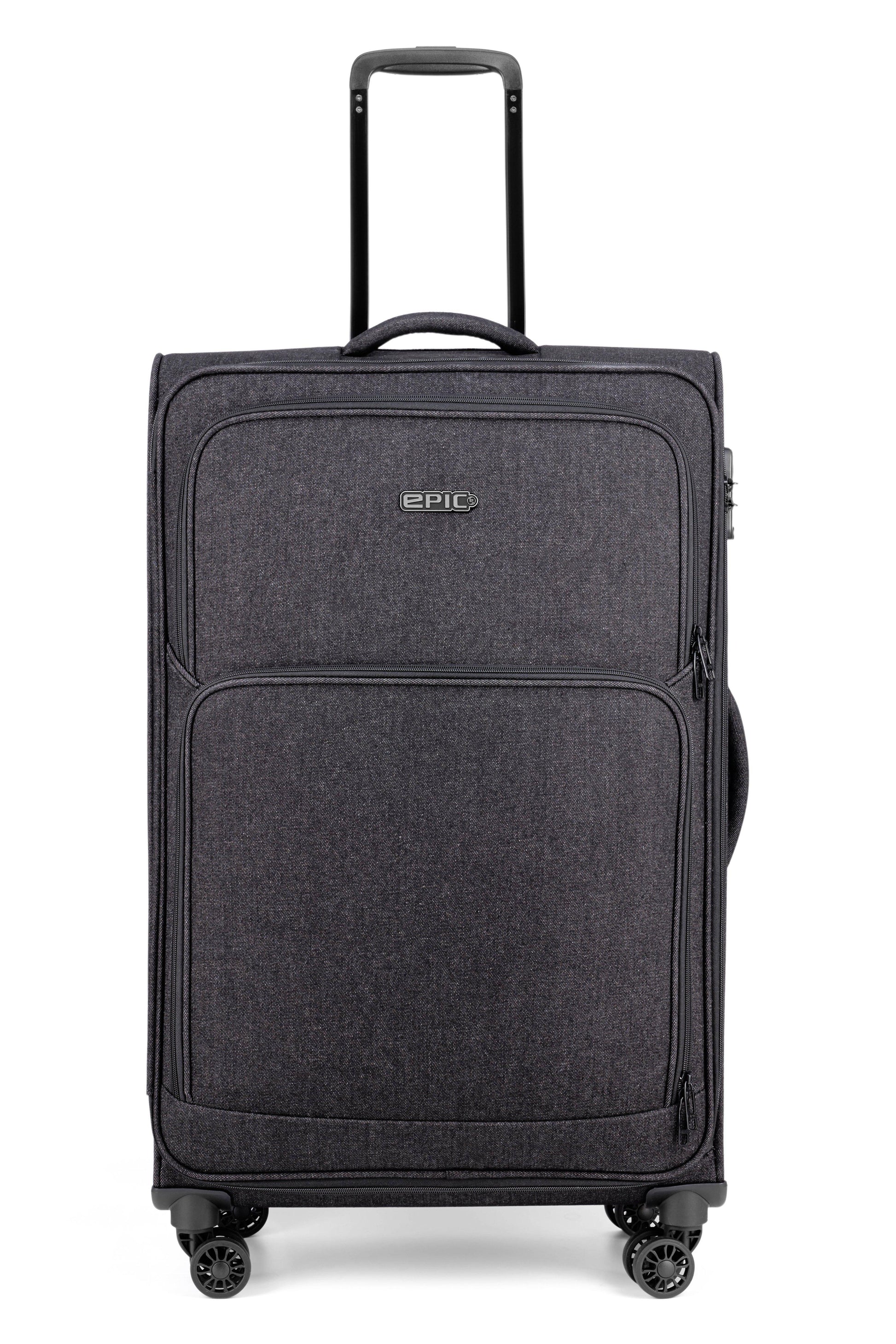 Epic Dynamo 4X Stor Resväska 79 cm - Svart Denim - Travels And Bags