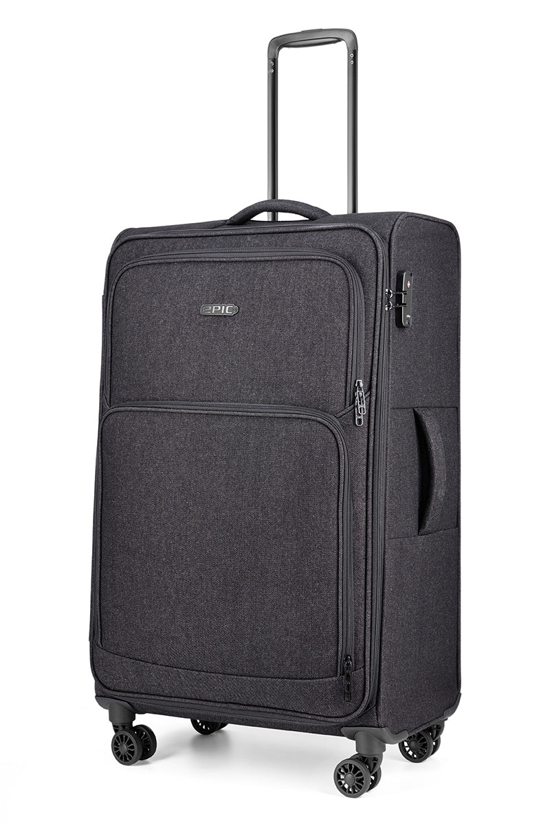 Epic Dynamo 4X Stor Resväska 79 cm - Svart Denim - Travels And Bags