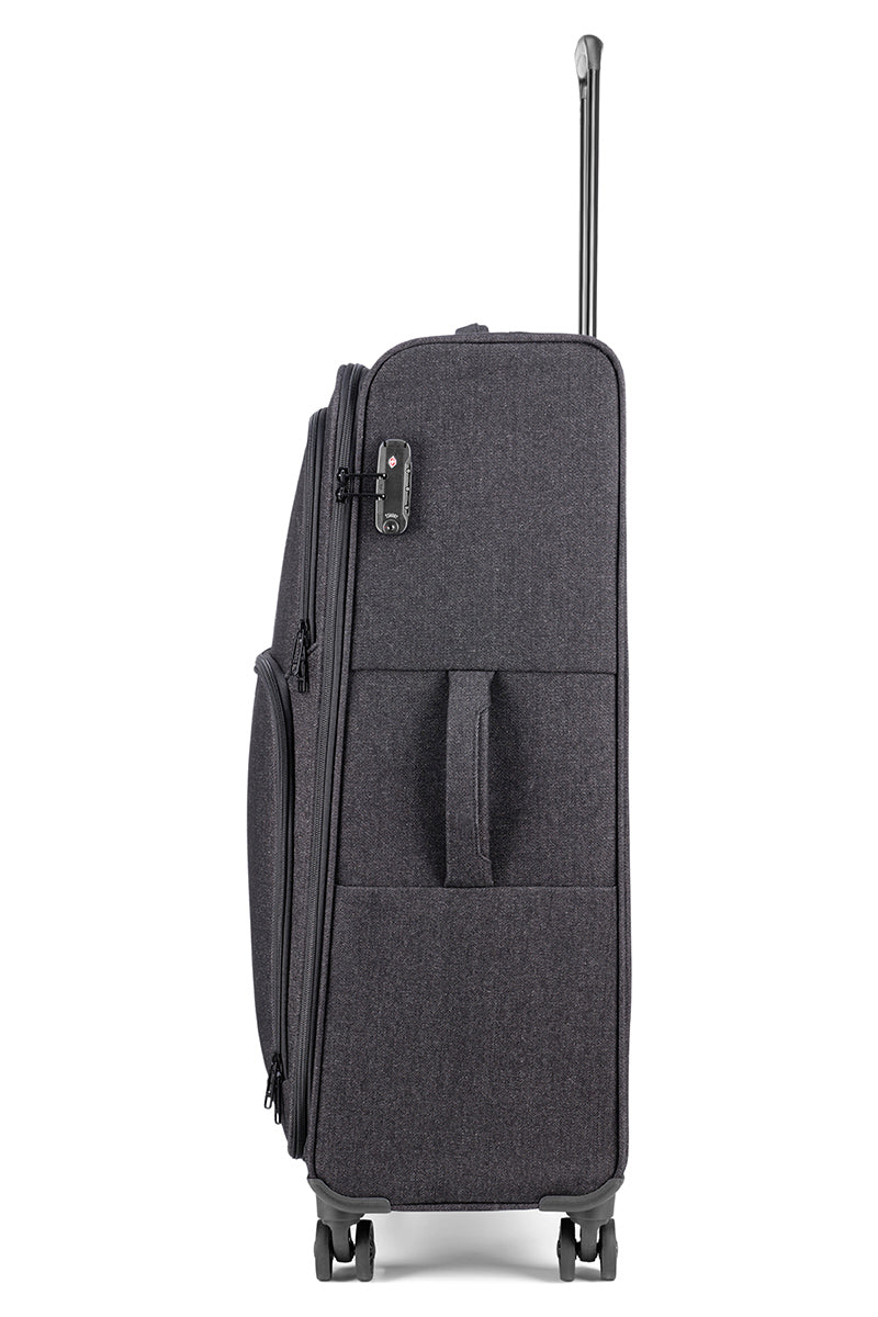 Epic Dynamo 4X Stor Resväska 79 cm - Svart Denim - Travels And Bags