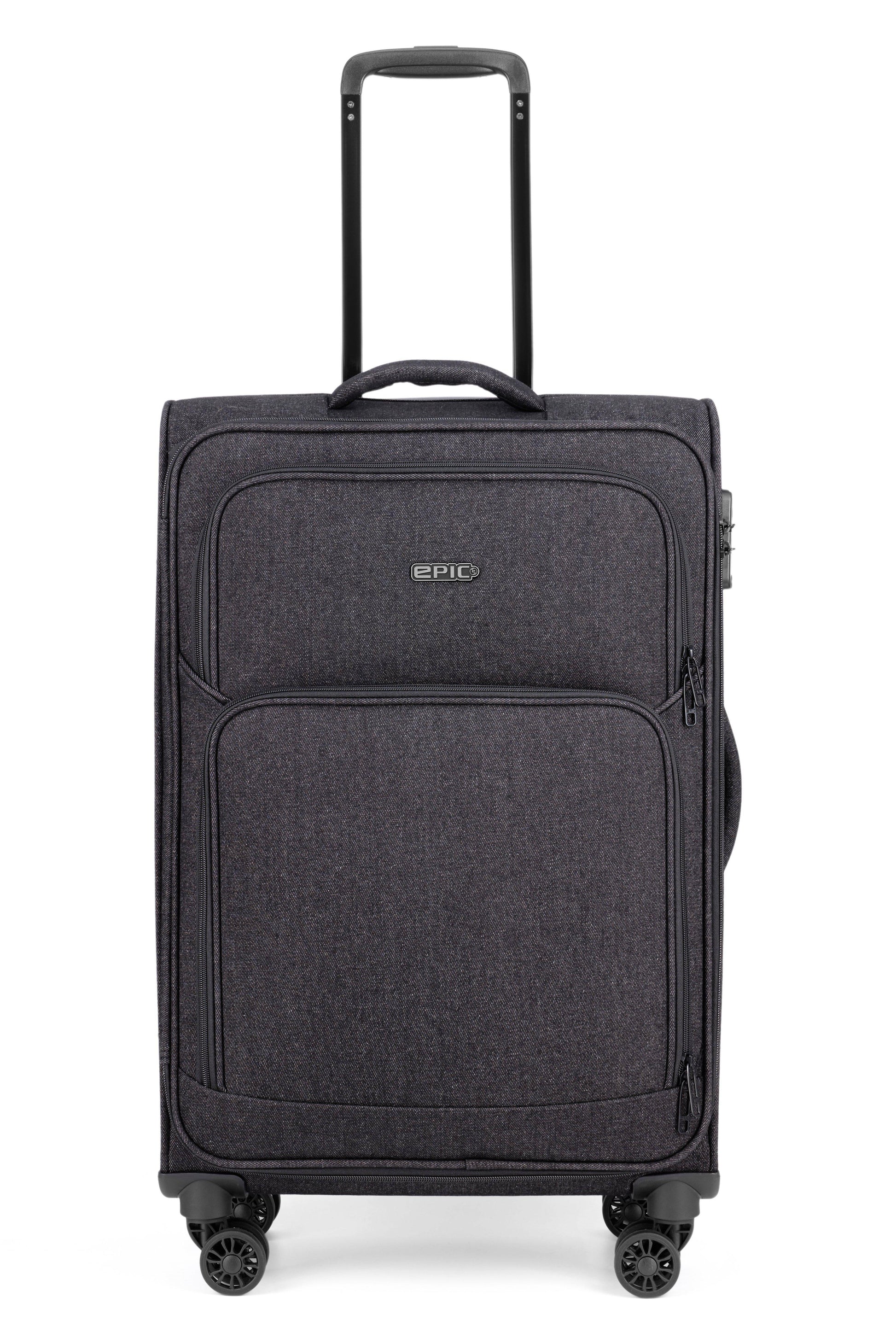 Epic Dynamo 4X Stor Resväska 69 cm - Svart Denim - Travels And Bags