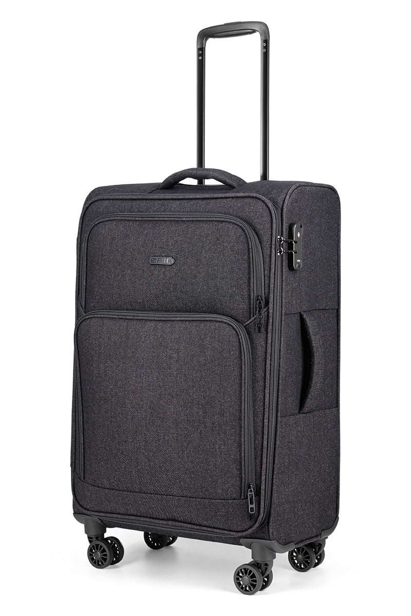 Epic Dynamo 4X Stor Resväska 69 cm - Svart Denim - Travels And Bags