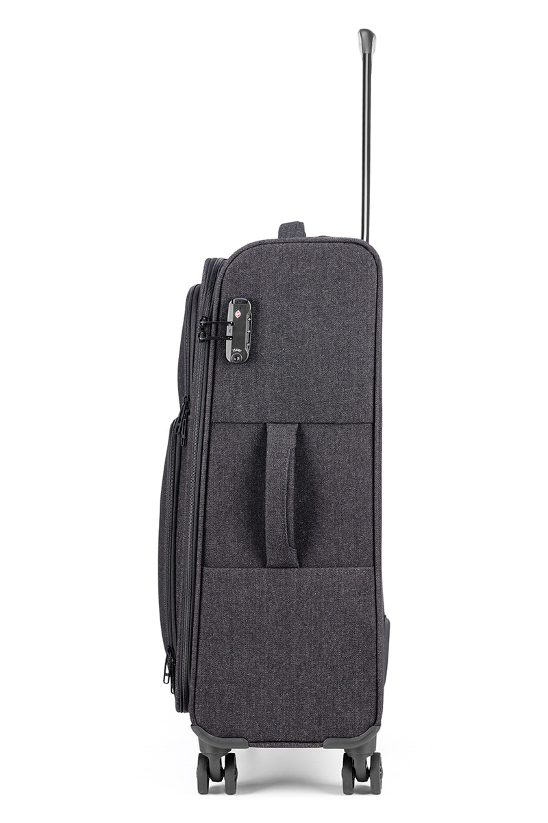 Epic Dynamo 4X Stor Resväska 69 cm - Svart Denim - Travels And Bags