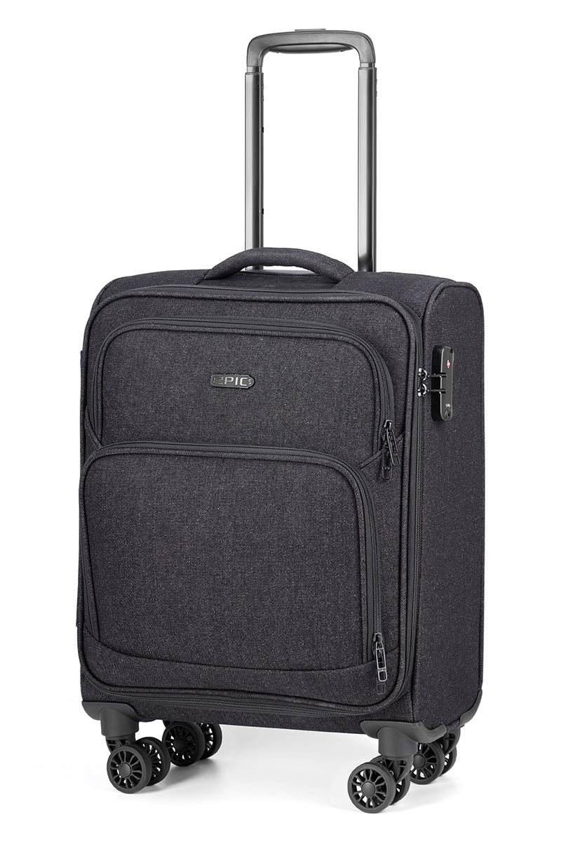 Epic Dynamo 4X Kabinväska 55 cm - Svart Denim - Travels And Bags