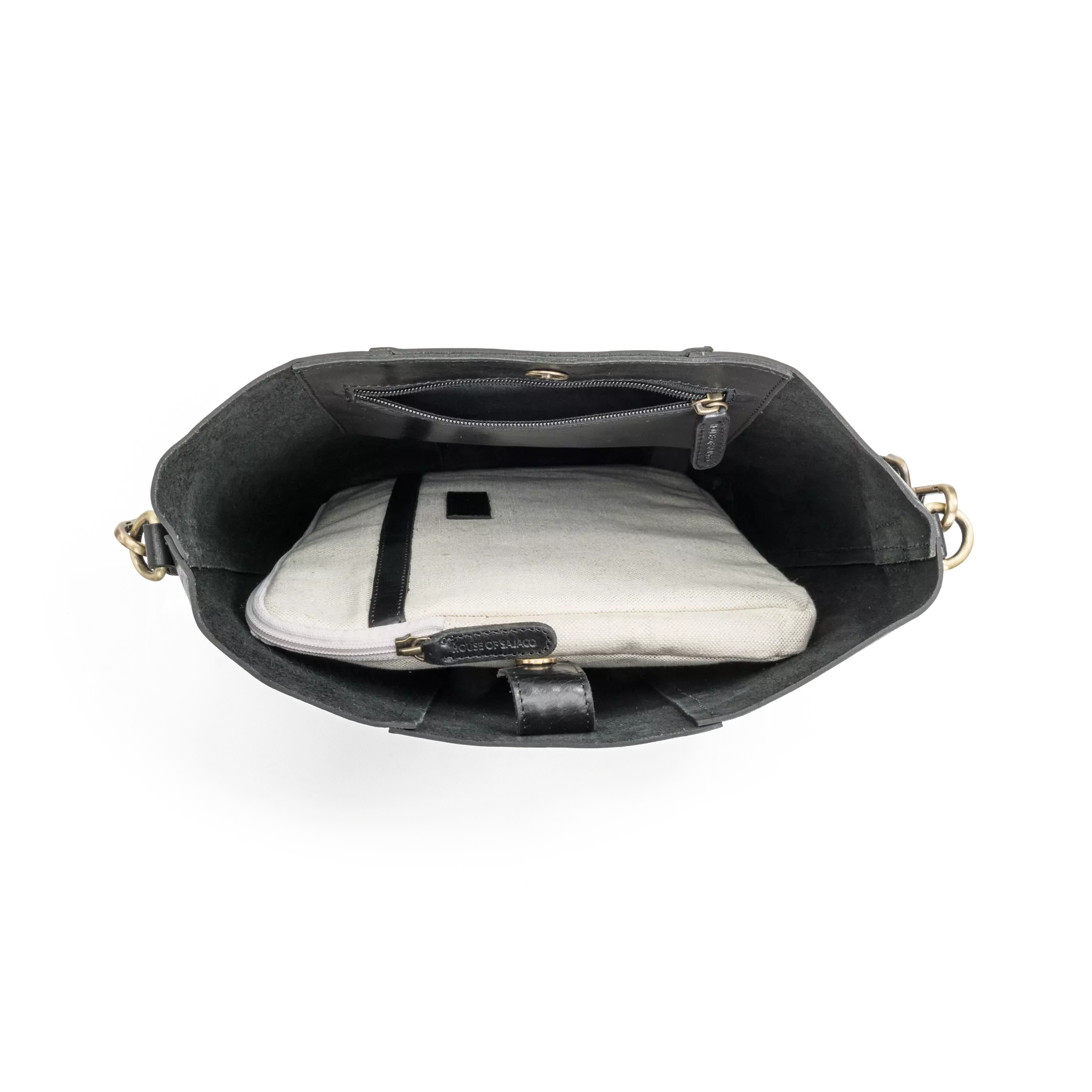 House of Sajaco 16" Bucket Bag Axelväska - Svart House of Sajaco