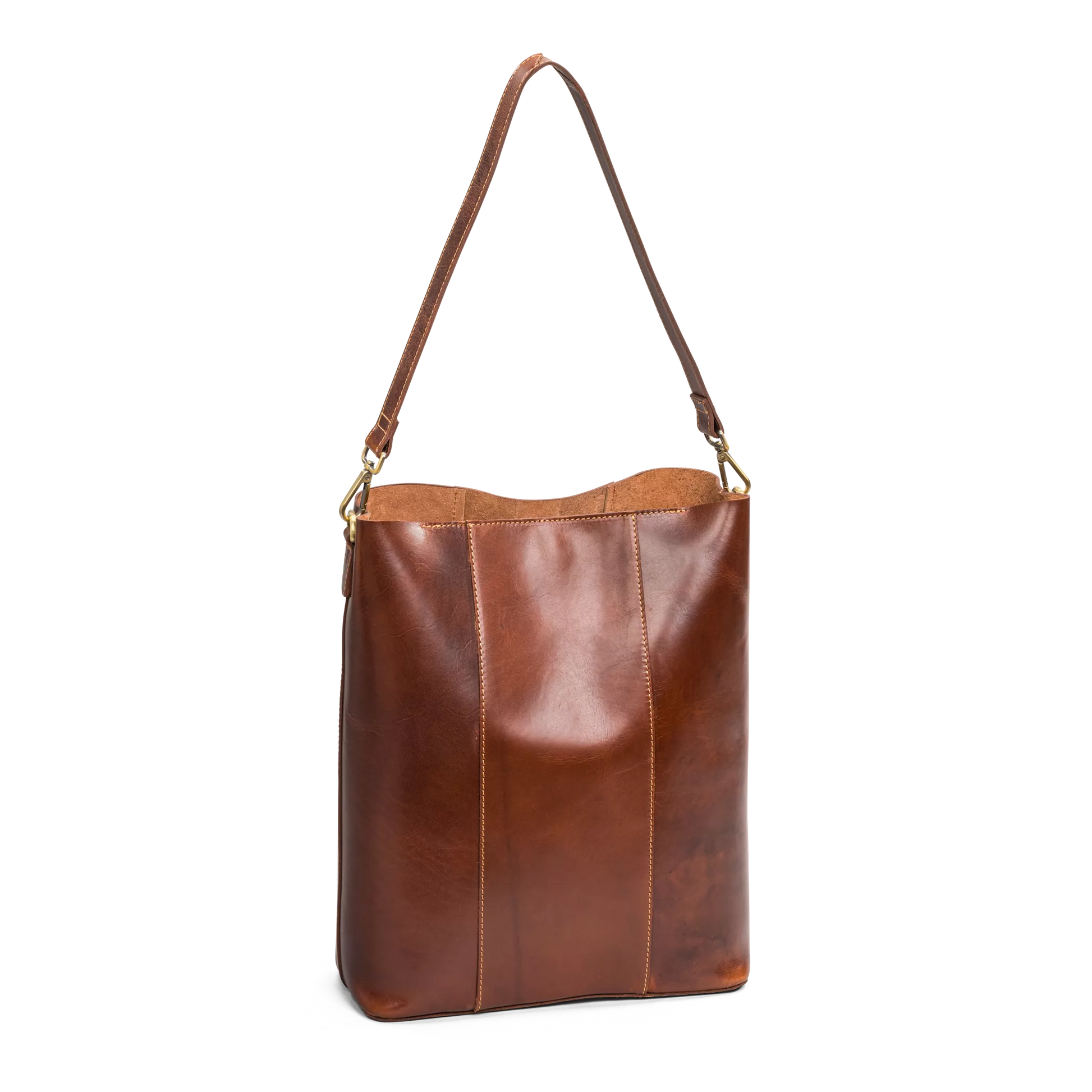 House of Sajaco 16" Bucket Bag Axelväska - Cognac House of Sajaco