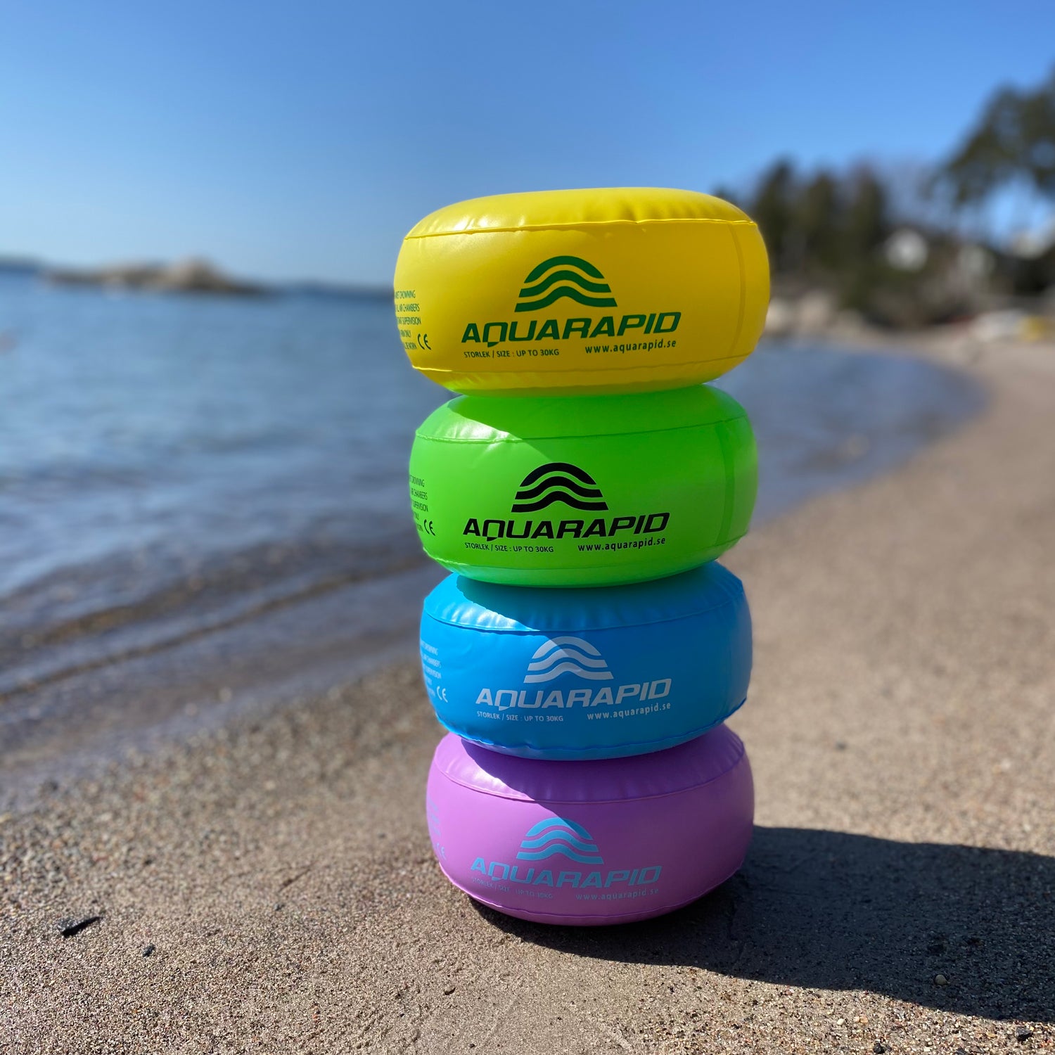 Aquarapid - Aquaring armringar - 30 kg Crystal Blue - Travels And Bags