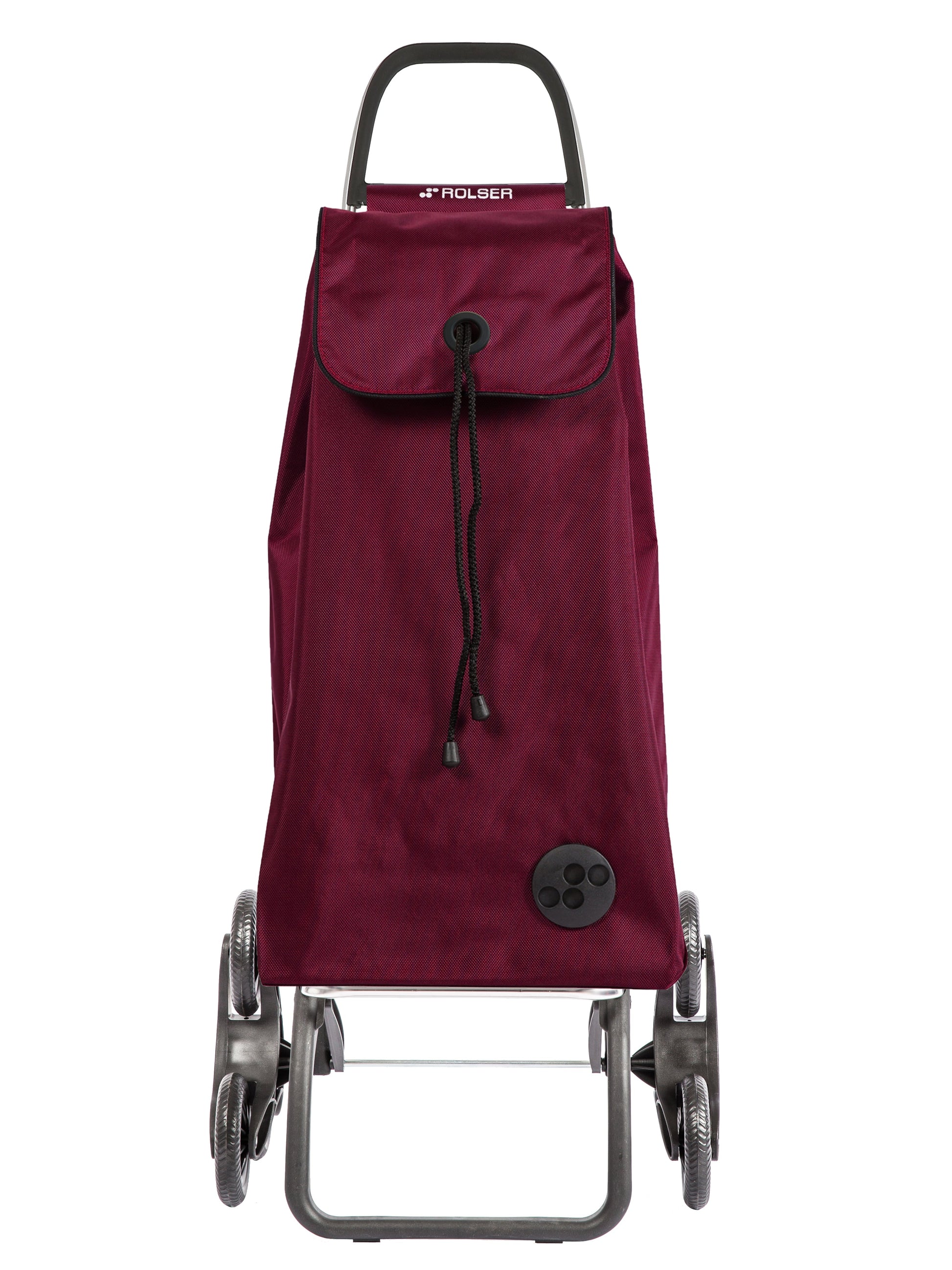 Rolser 6L MF Shoppingvagn/dramaten 43L - Vinröd Rolser