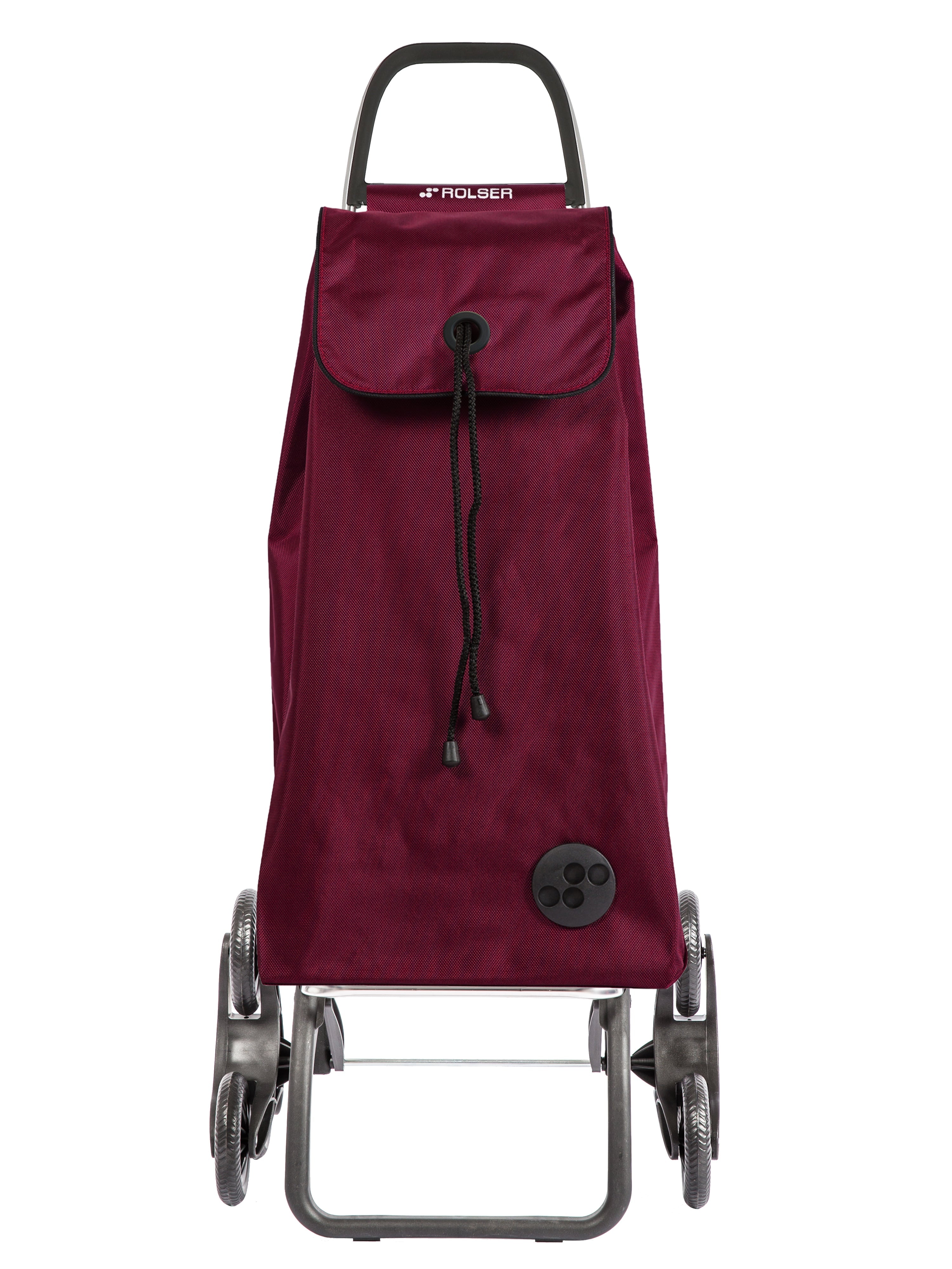 Rolser 6L MF Shoppingvagn/dramaten 43L - Vinröd Rolser