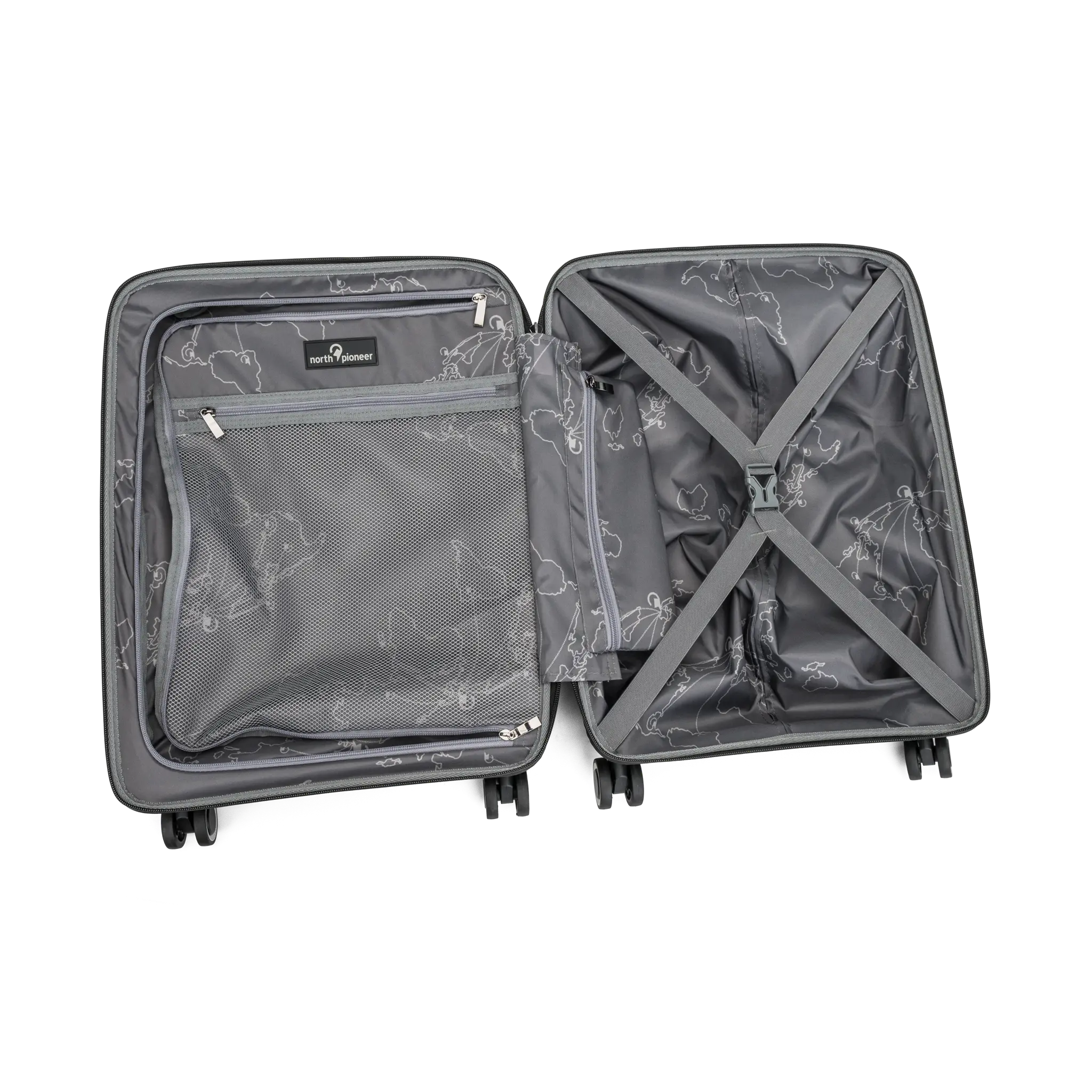 North Pioneer Oslo Laptopfront Kabinväska - 55cm - Travels And Bags