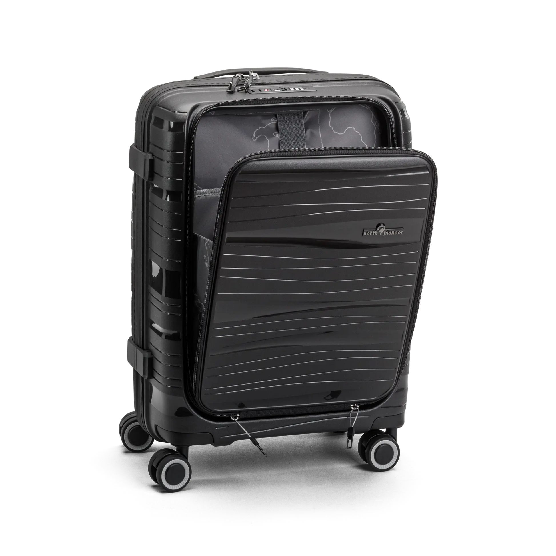 North Pioneer Oslo Laptopfront Kabinväska - 55cm - Travels And Bags