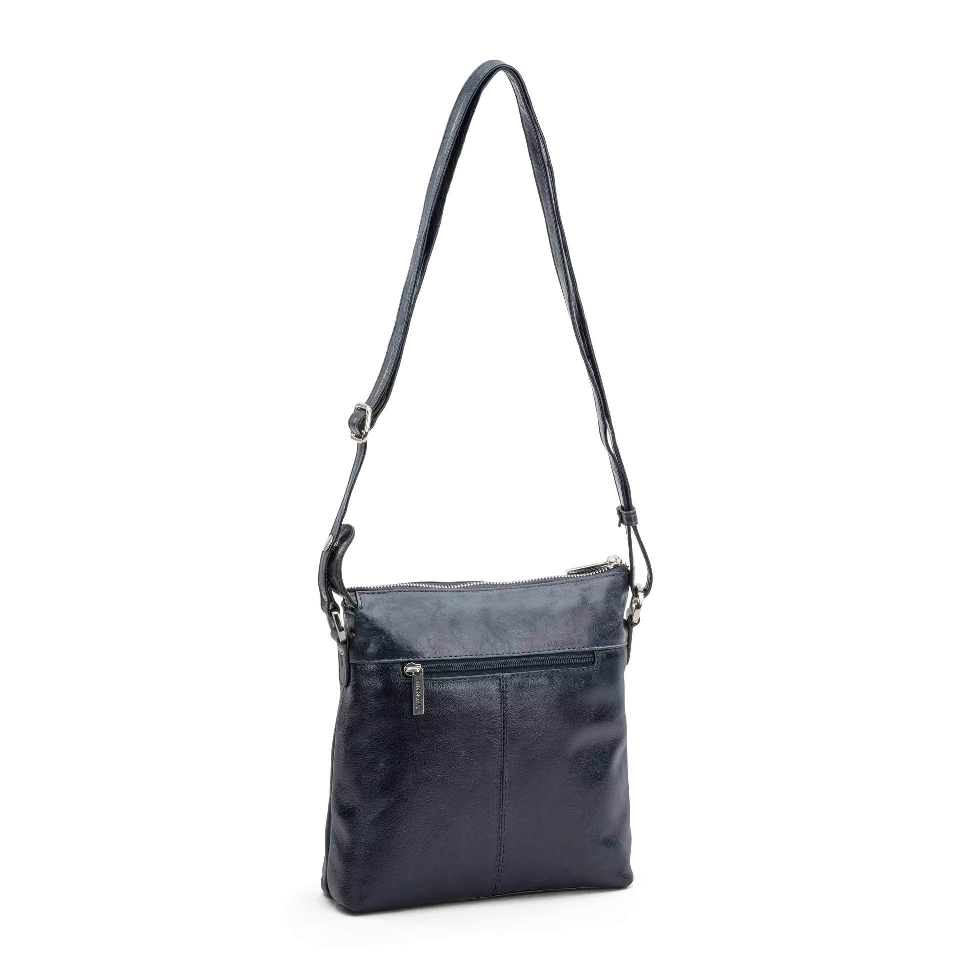 The Monte Crossover S Vertical Axelremsväska - Marinblå - Travels And Bags