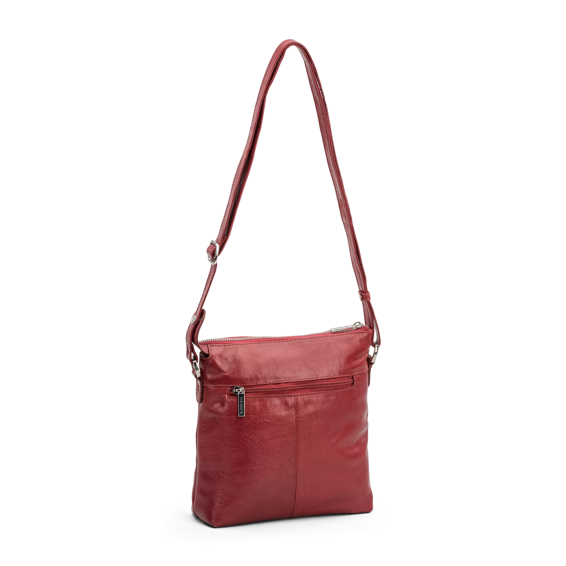 The Monte Crossover S Vertical Axelremsväska - Röd - Travels And Bags