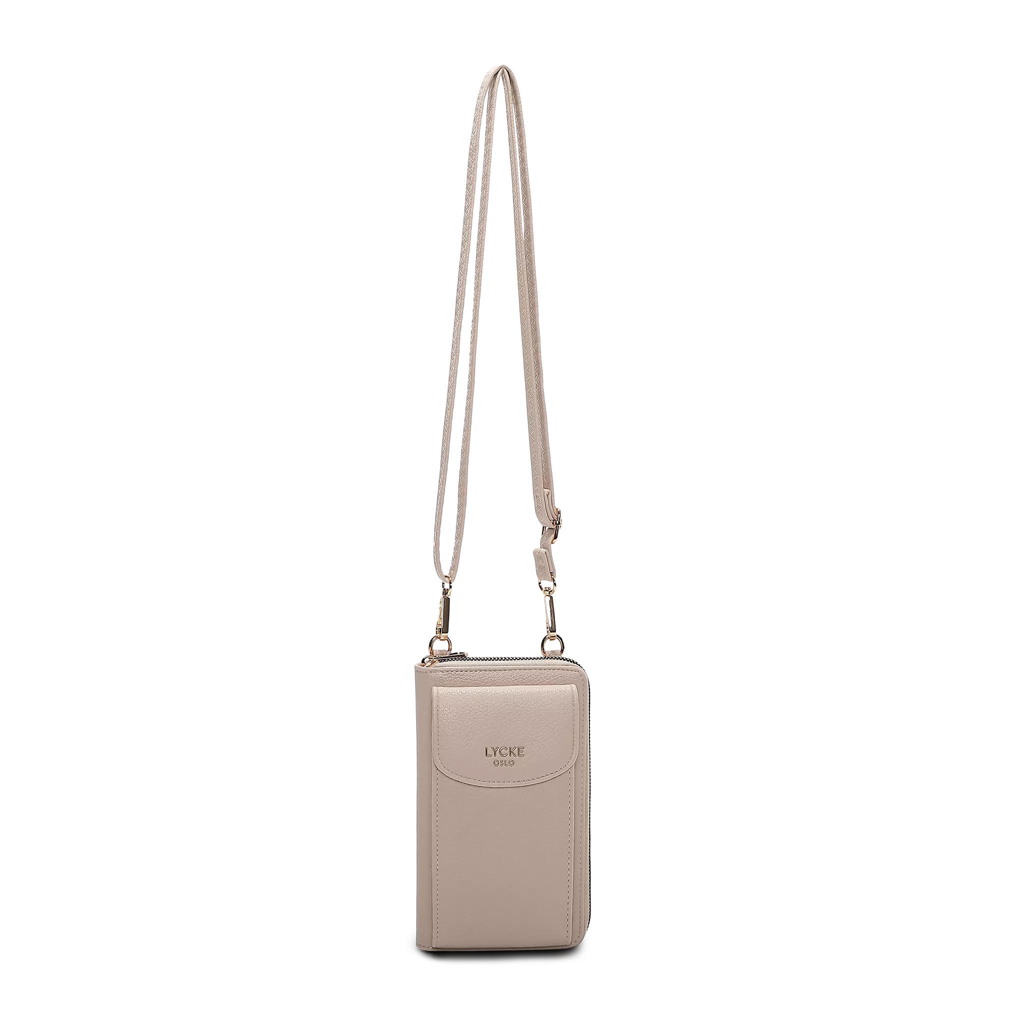 Lycke Egersund Mobilväska 18,5cm - Beige Lycke Oslo