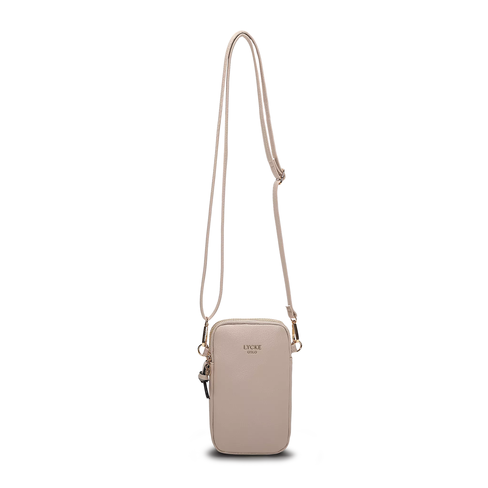 Lycke Egersund Mobilväska 19,5cm - Beige Lycke Oslo