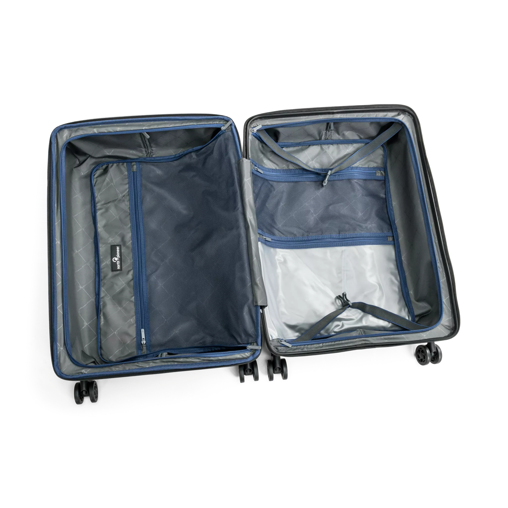 North Pioneer Tromsø Mellanstor Resväska 66cm - Blå North Pioneer