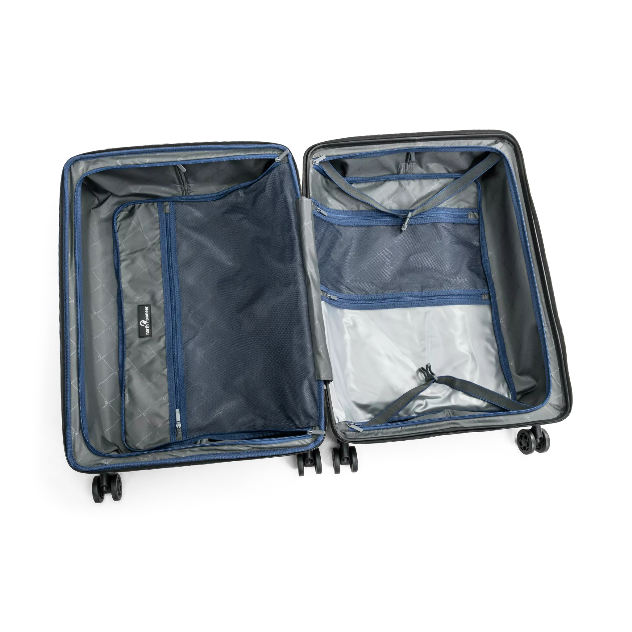 North Pioneer Tromsø Mellanstor Resväska 66cm - Blå North Pioneer