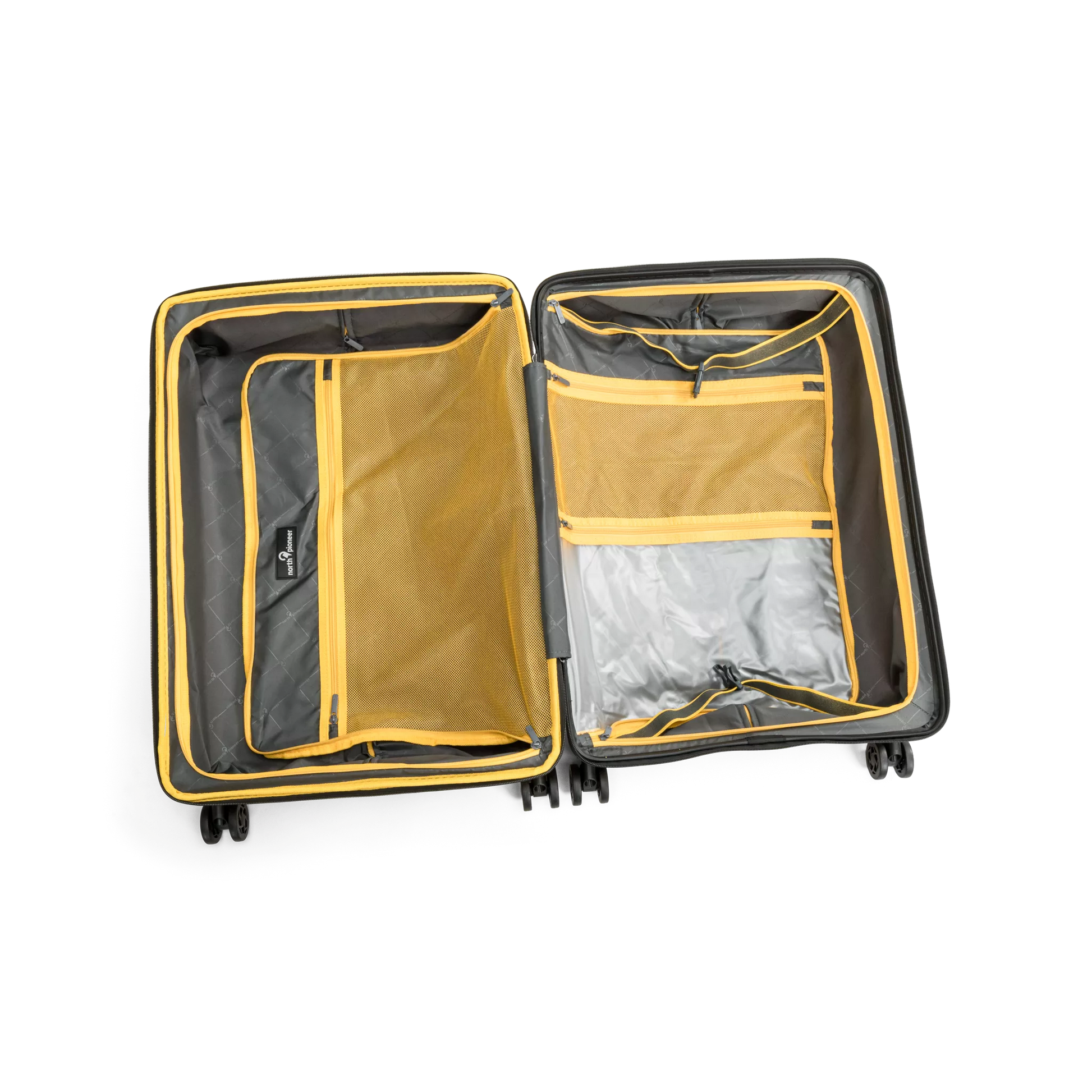 North Pioneer Tromsø Mellanstor Resväska 66cm - Gul North Pioneer