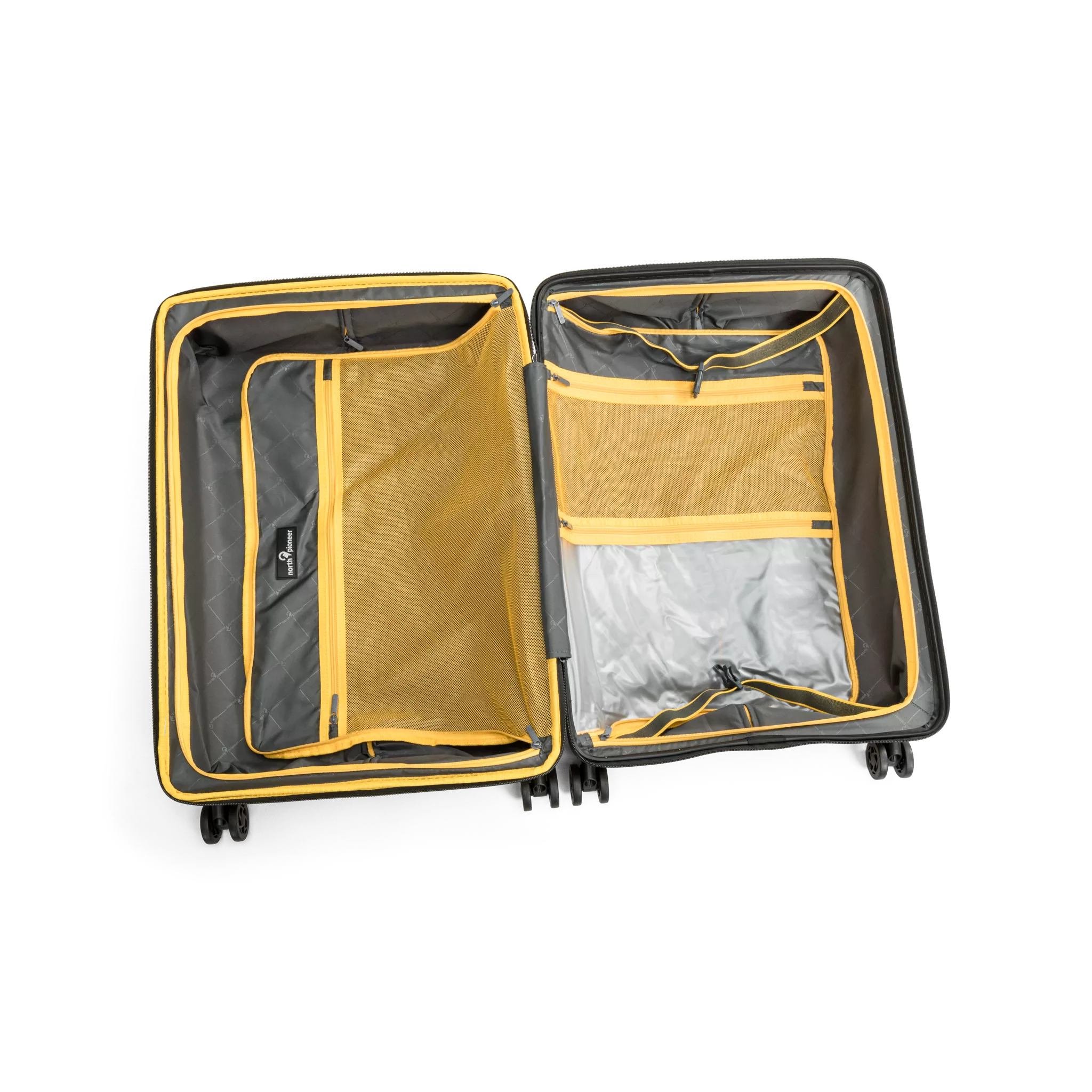 North Pioneer Tromsø Mellanstor Resväska 66cm - Gul North Pioneer