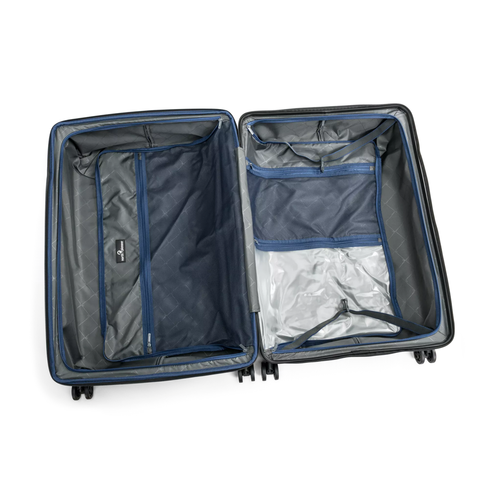 North Pioneer Tromsø Stor Resväska 76cm - Blå North Pioneer