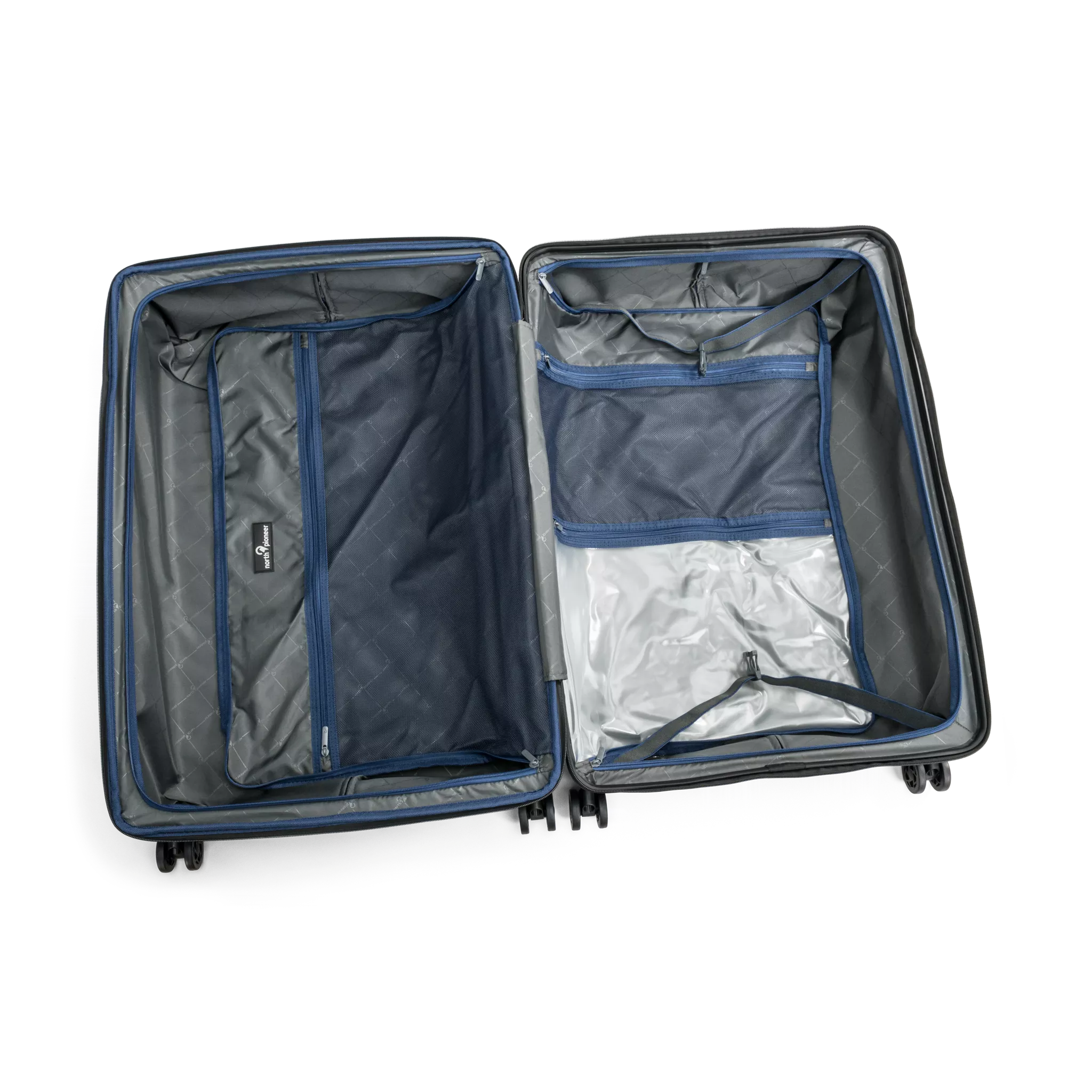 North Pioneer Tromsø Stor Resväska 76cm - Blå North Pioneer