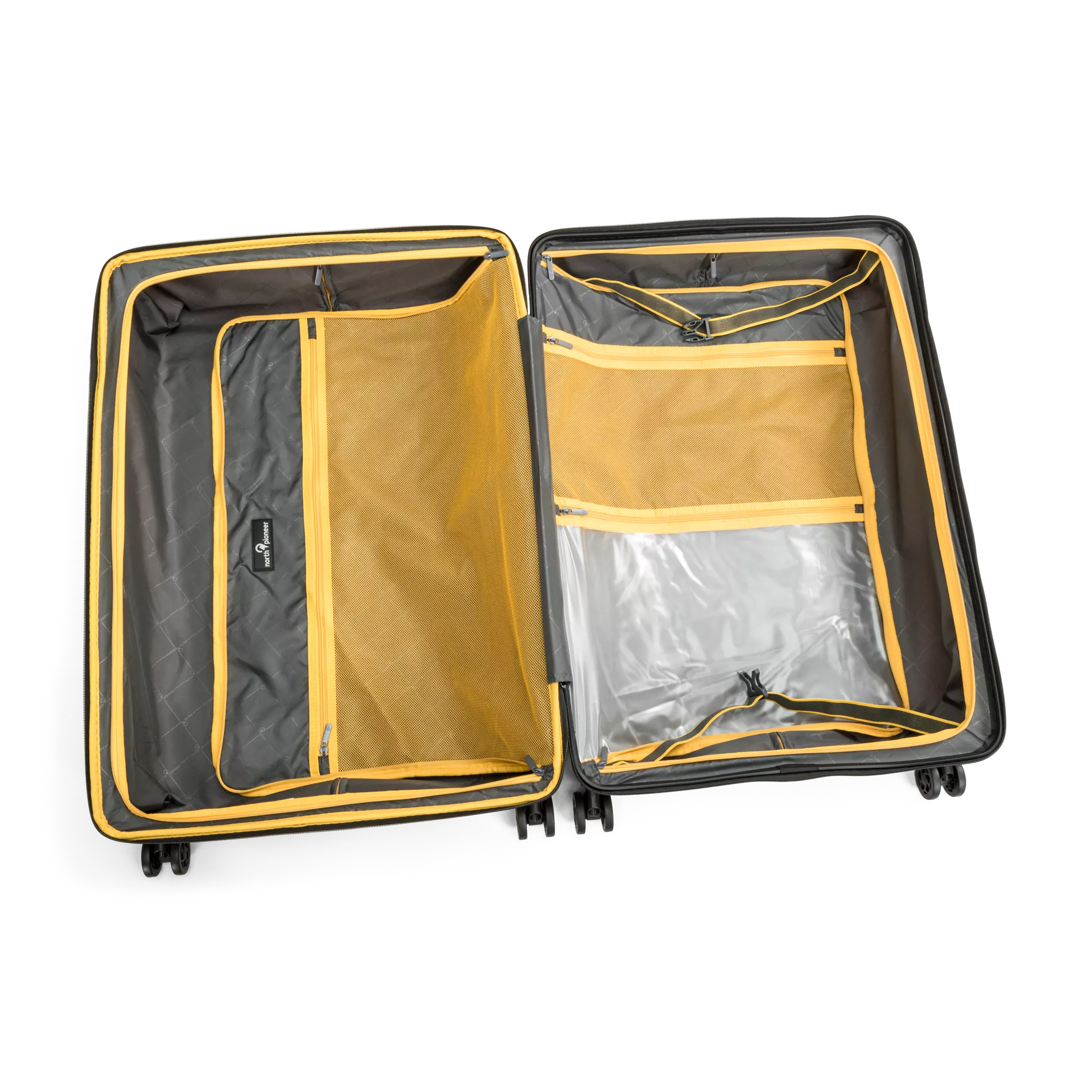 North Pioneer Tromsø Stor Resväska 76cm - Gul North Pioneer