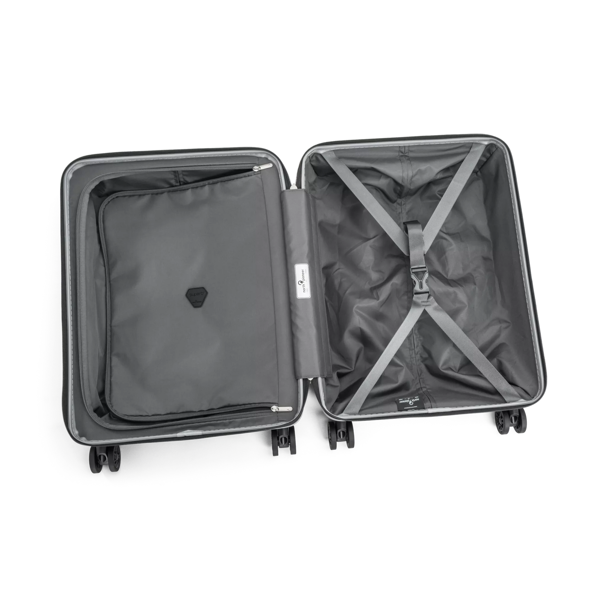 North Pioneer Superb Kabinväska 55cm - Silver North Pioneer