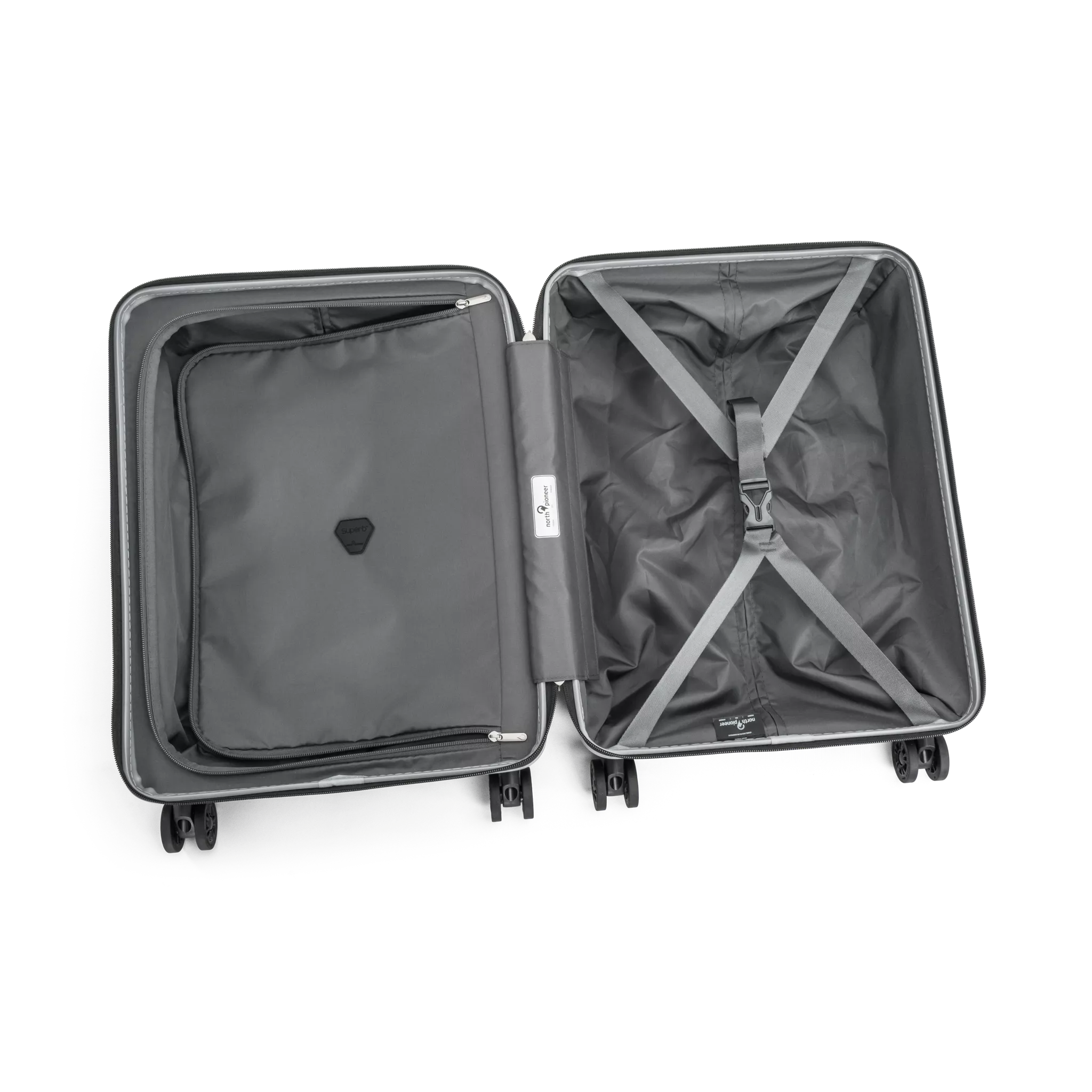 North Pioneer Superb Kabinväska 55cm - Silver North Pioneer