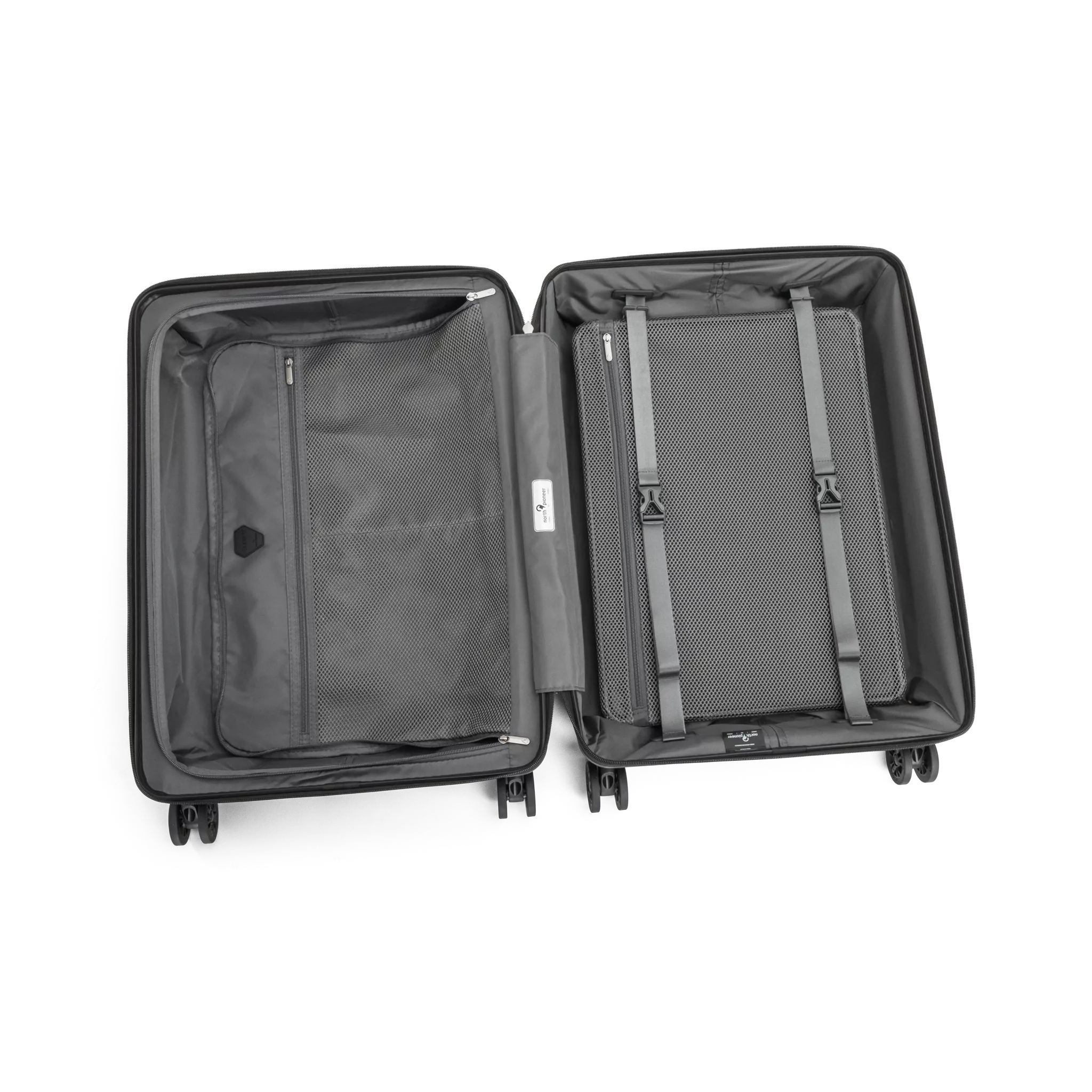 North Pioneer Superb Mellanstor Resväska 66cm - Svart North Pioneer