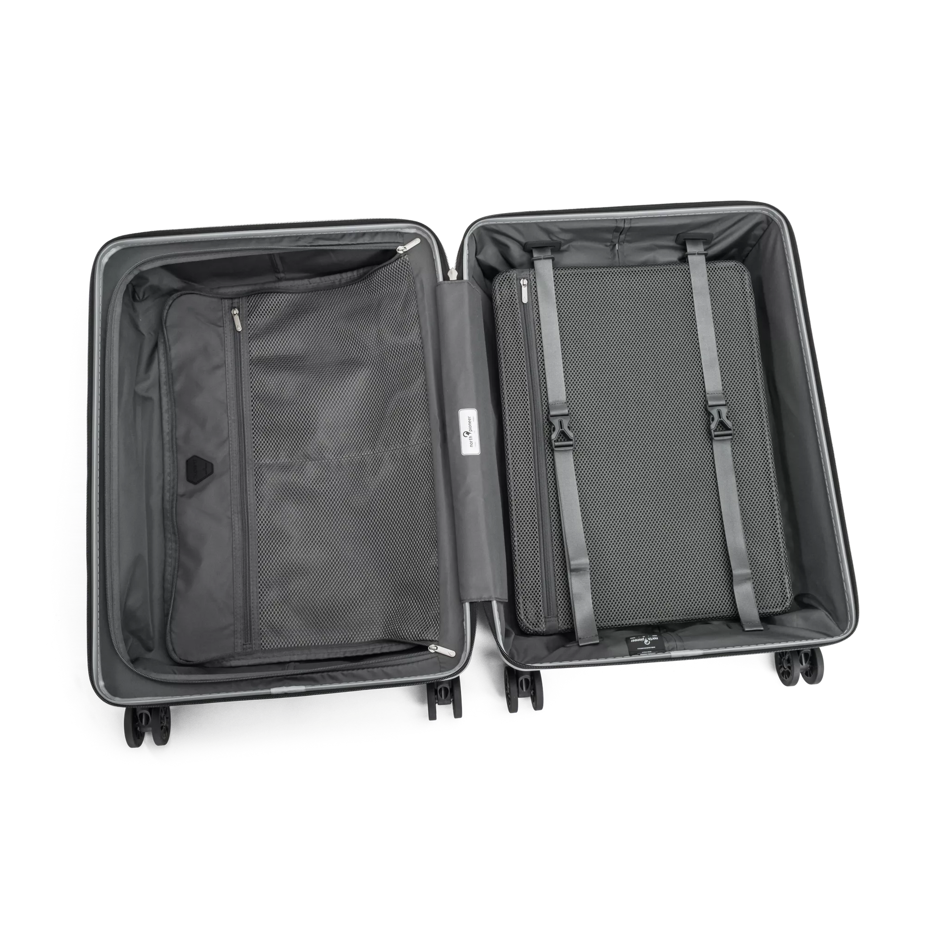 North Pioneer Superb Mellanstor Resväska 66cm - Silver North Pioneer