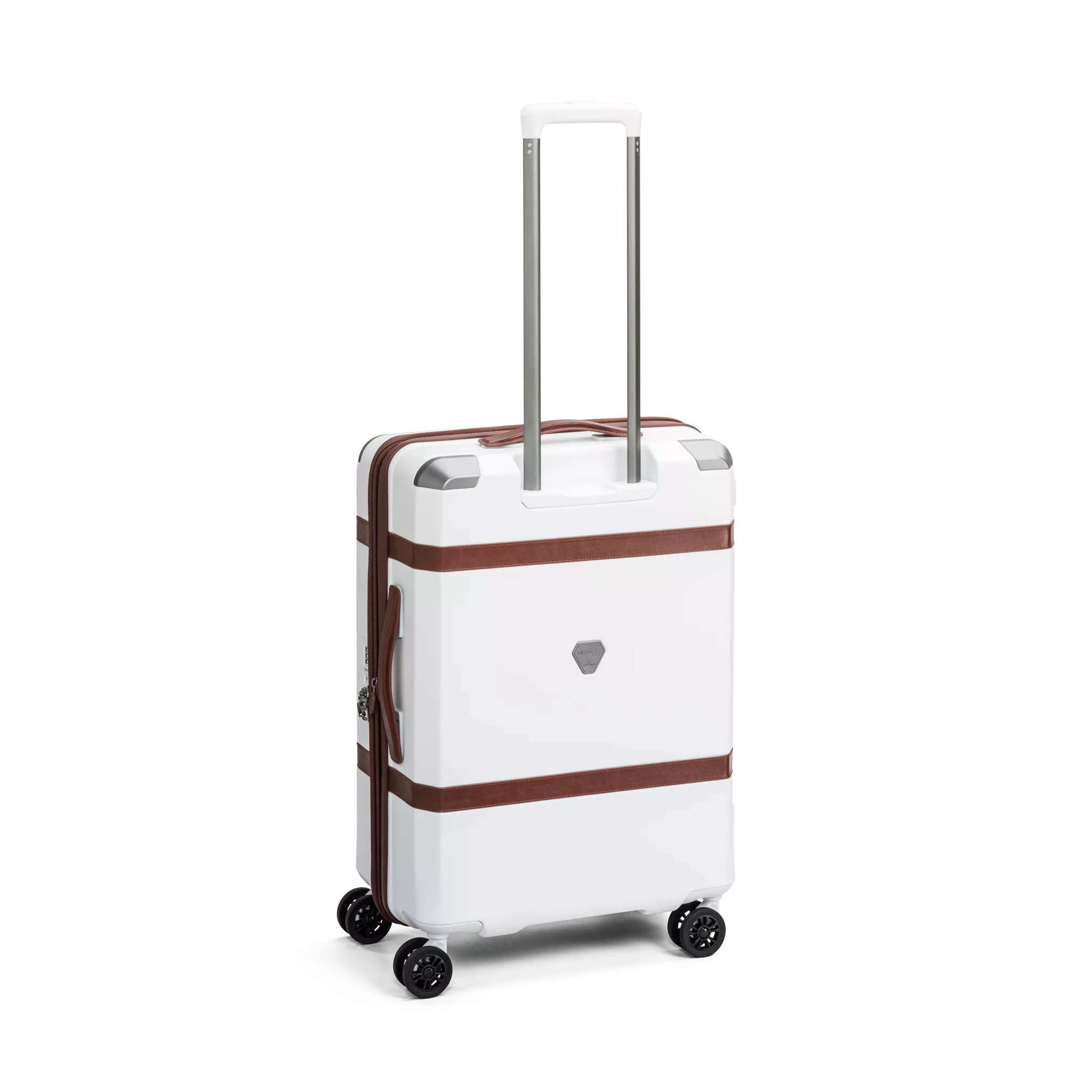 North Pioneer Vintage Pro Mellanstor Resväska 65cm - Vit North Pioneer