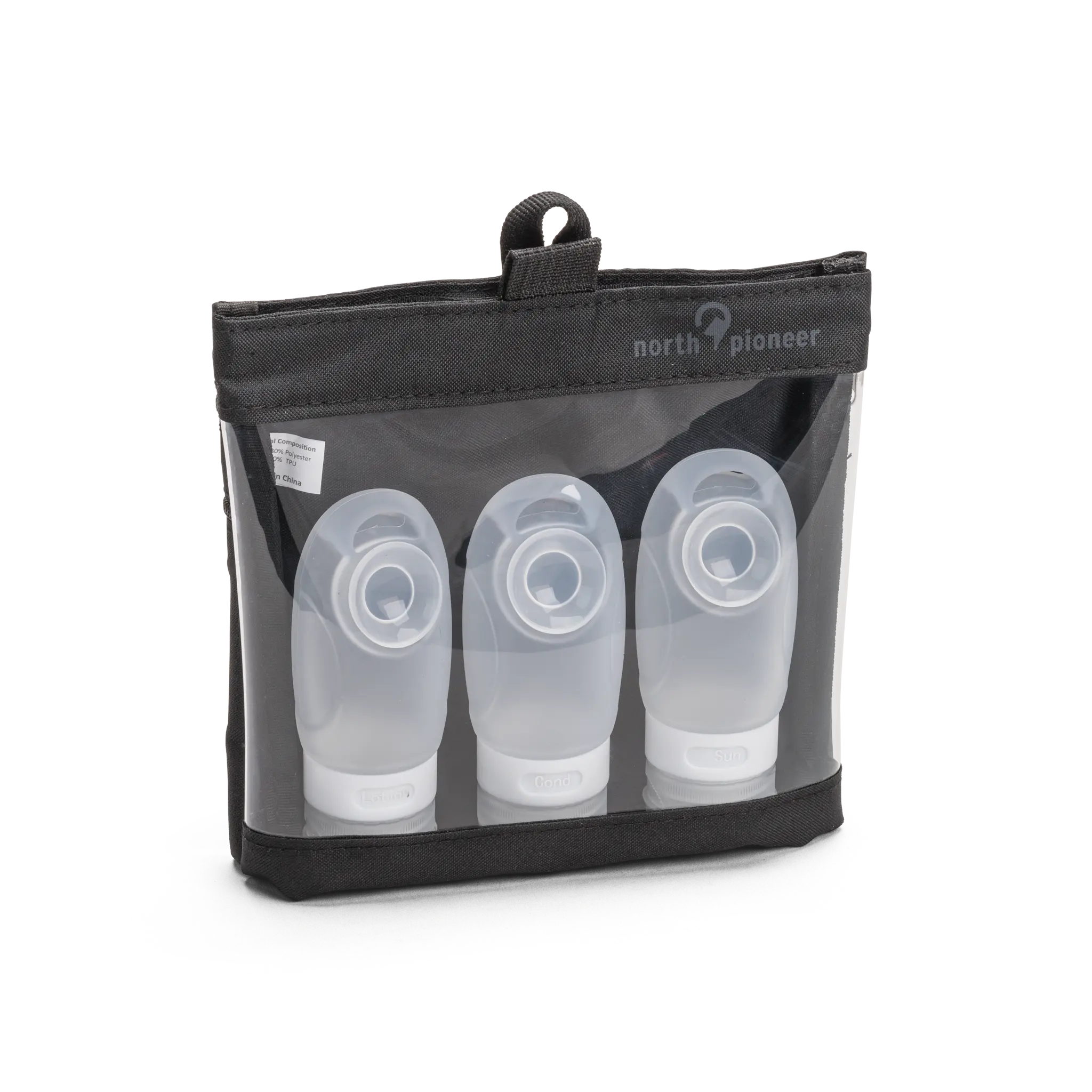 North Pioneer Necessär Kit 3 silikon-flaskor - Travels And Bags