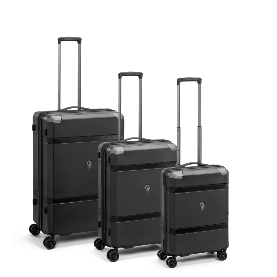 North Pioneer Vintage Pro Resväskor 3-pack - Svart North Pioneer