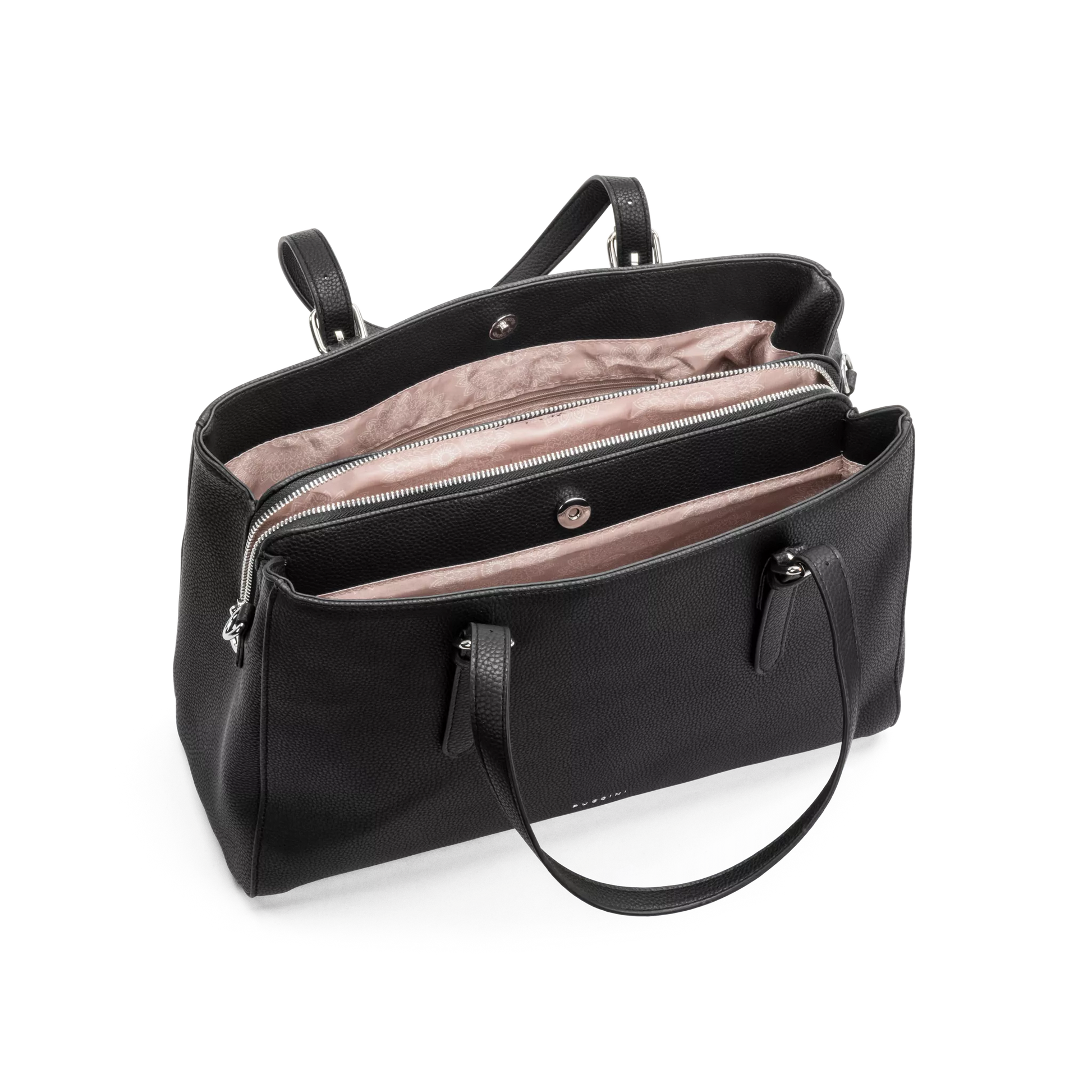 Puccini Anna Handväska Med Datafack - Svart - Travels And Bags