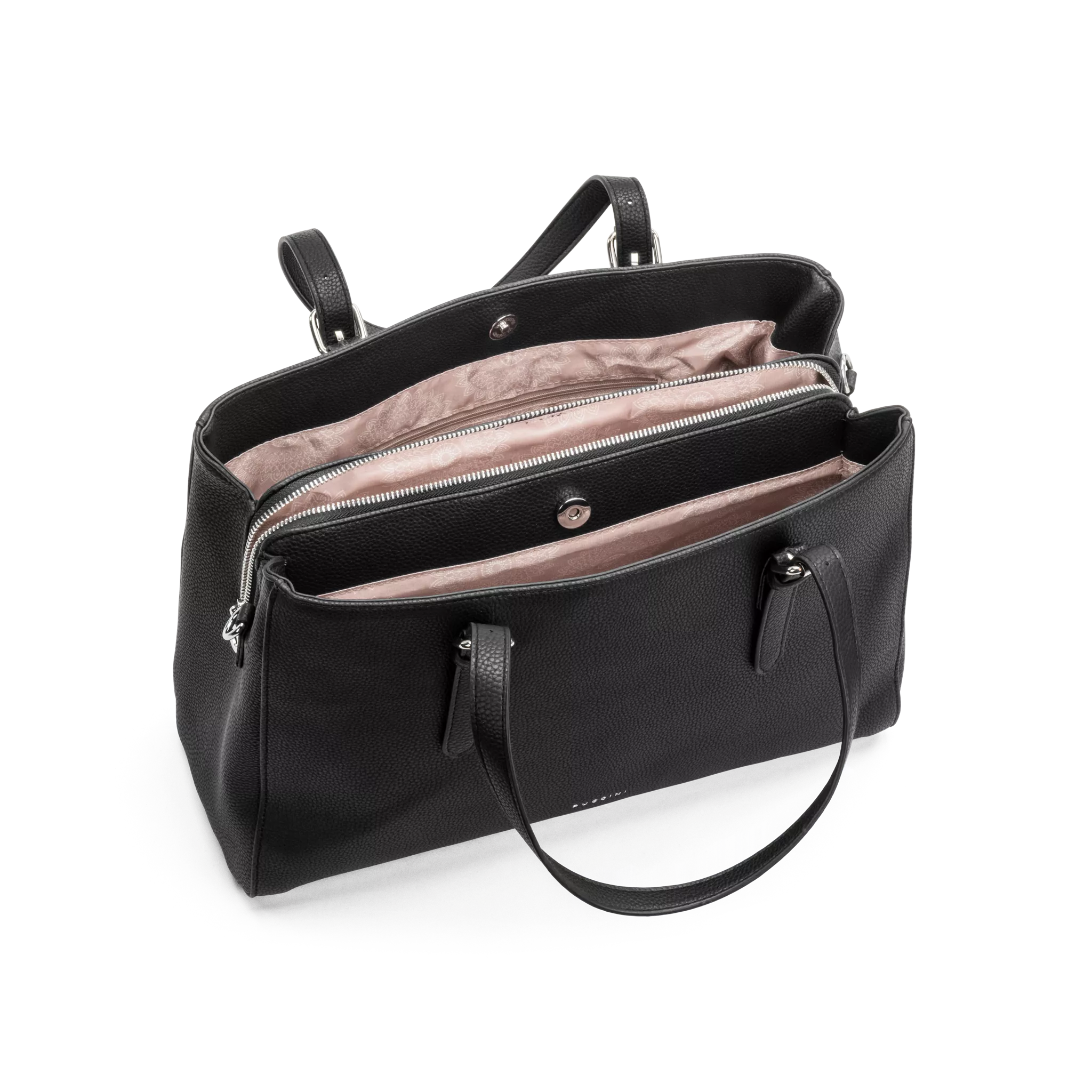 Puccini Anna Handväska Med Datafack - Svart - Travels And Bags