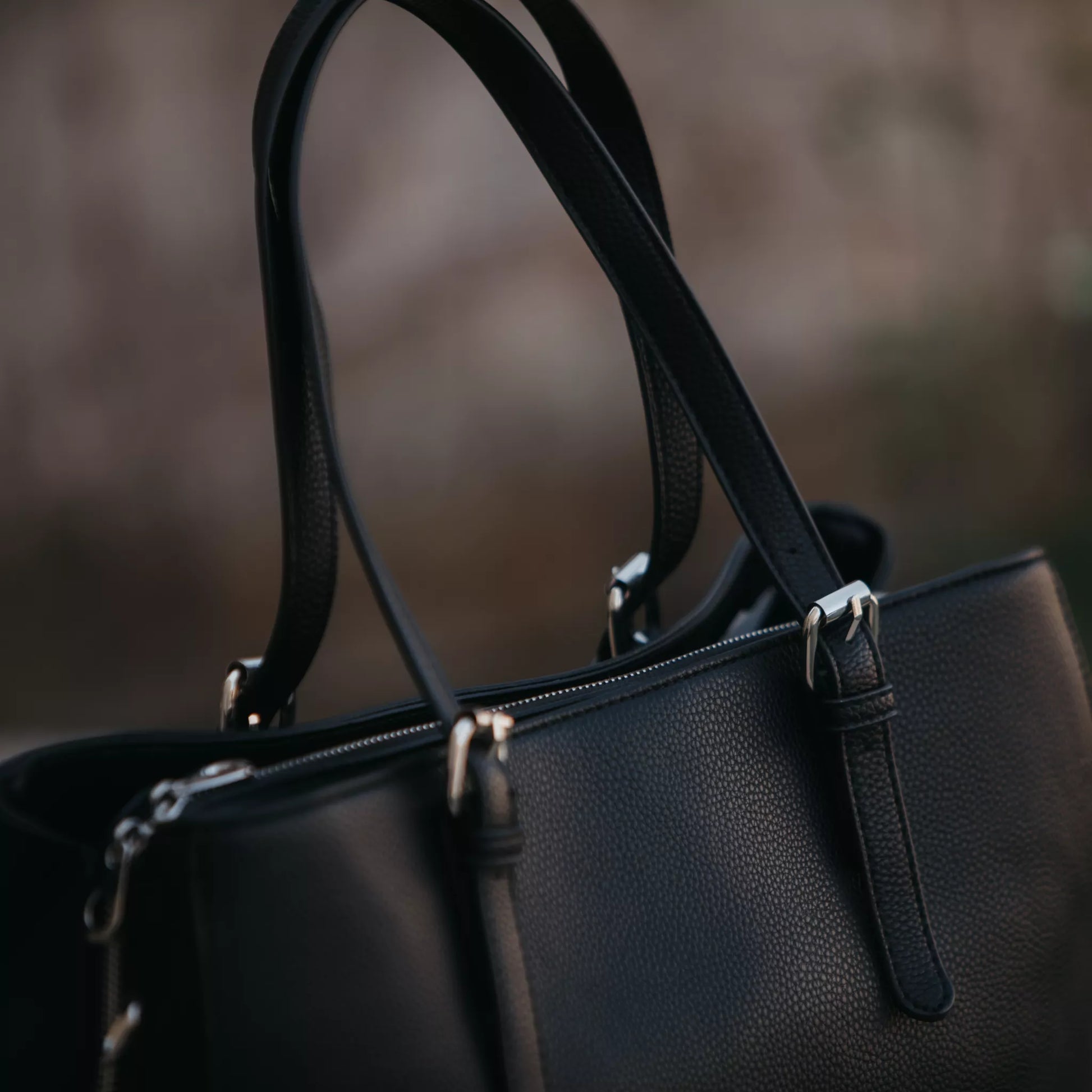 Puccini Anna Handväska Med Datafack - Svart - Travels And Bags