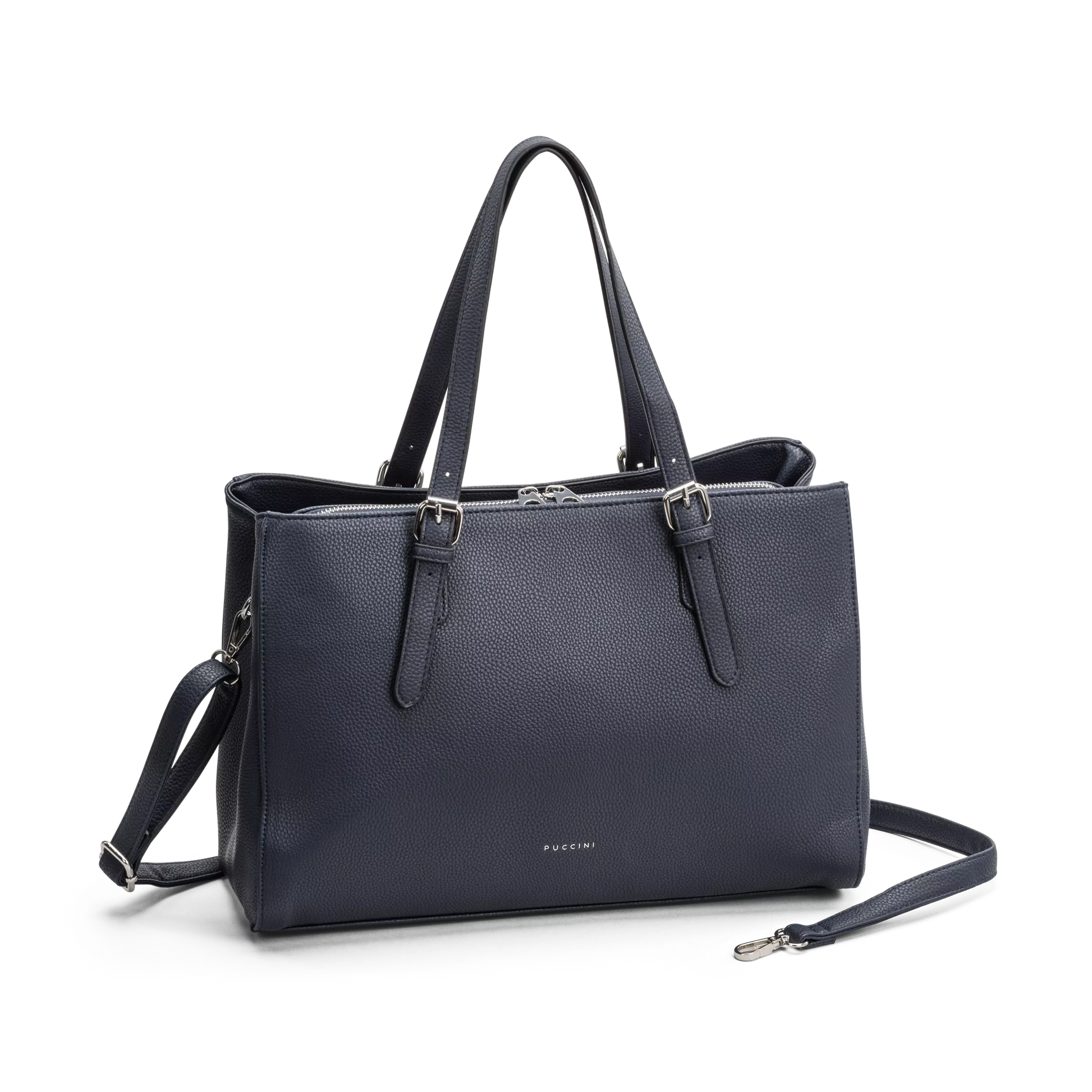 Puccini Anna Handväska Med Datafack - Marinblå - Travels And Bags