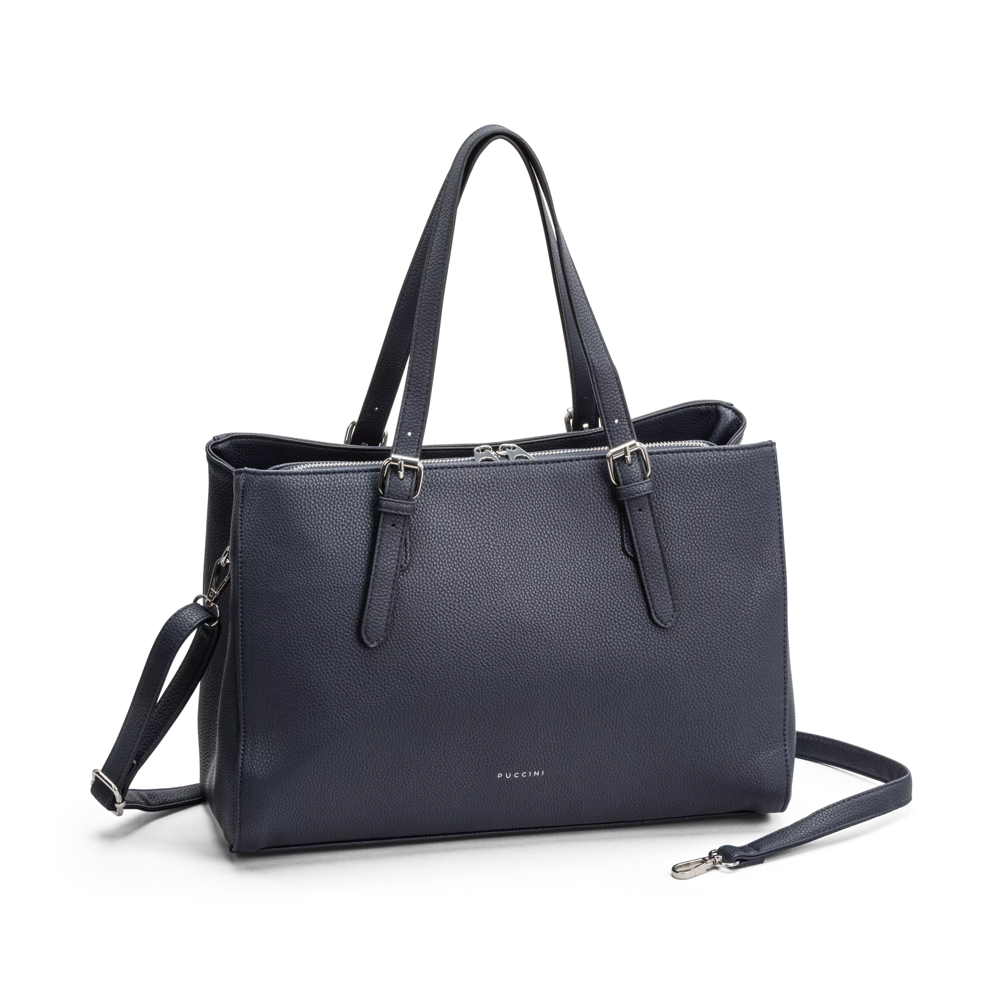 Puccini Anna Handväska Med Datafack - Marinblå - Travels And Bags