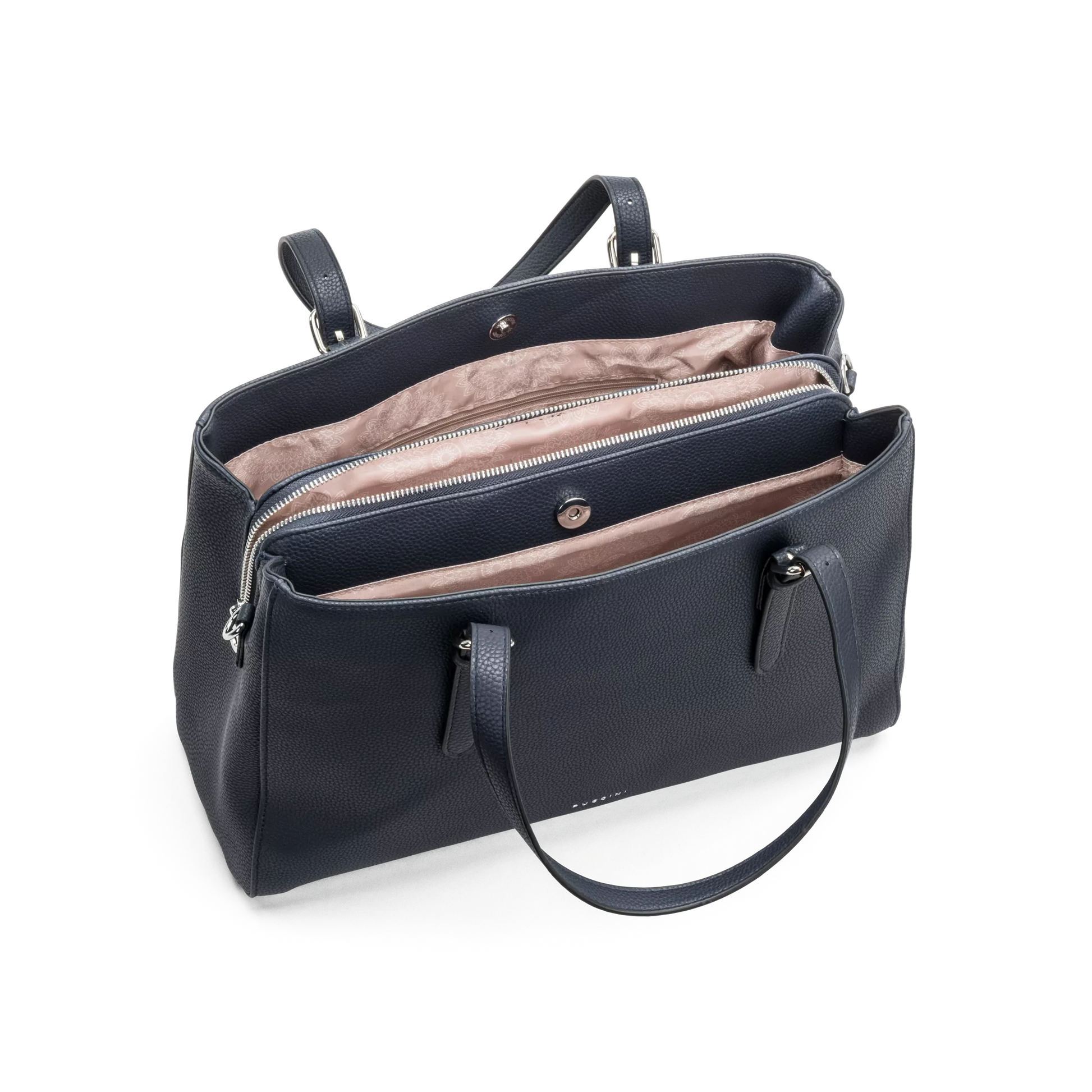 Puccini Anna Handväska Med Datafack - Marinblå - Travels And Bags