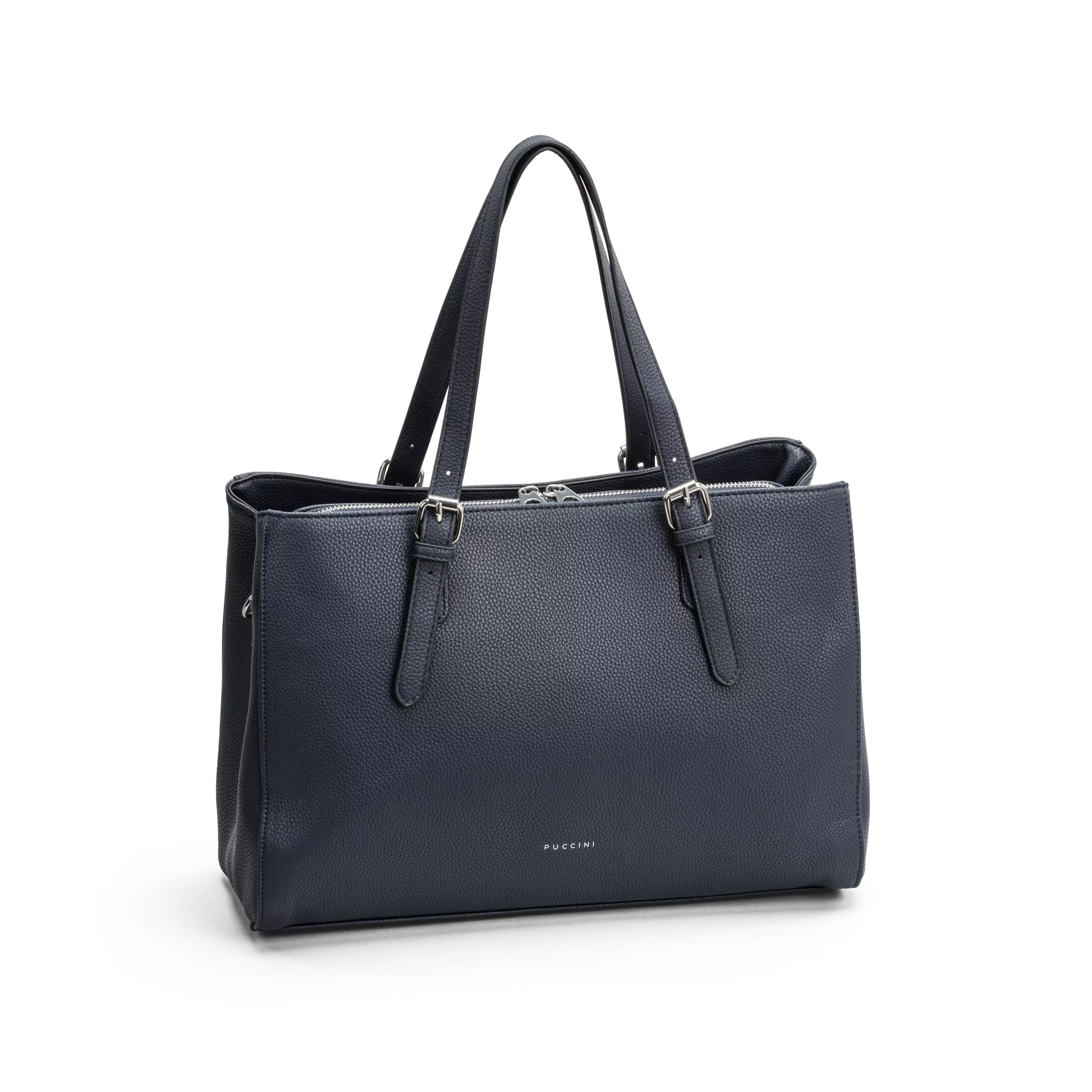 Puccini Anna Handväska Med Datafack - Marinblå - Travels And Bags