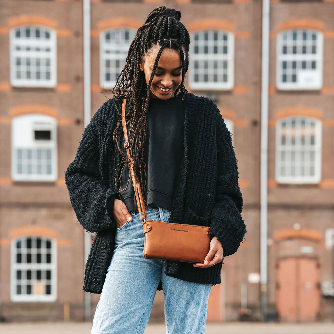 The Chesterfield Brand River Axelremsväska - Cognac - Travels And Bags