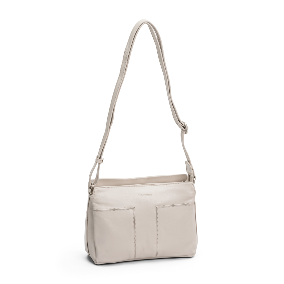 The Monte Crossover M Horizontal Axelremsväska - Beige - Travels And Bags