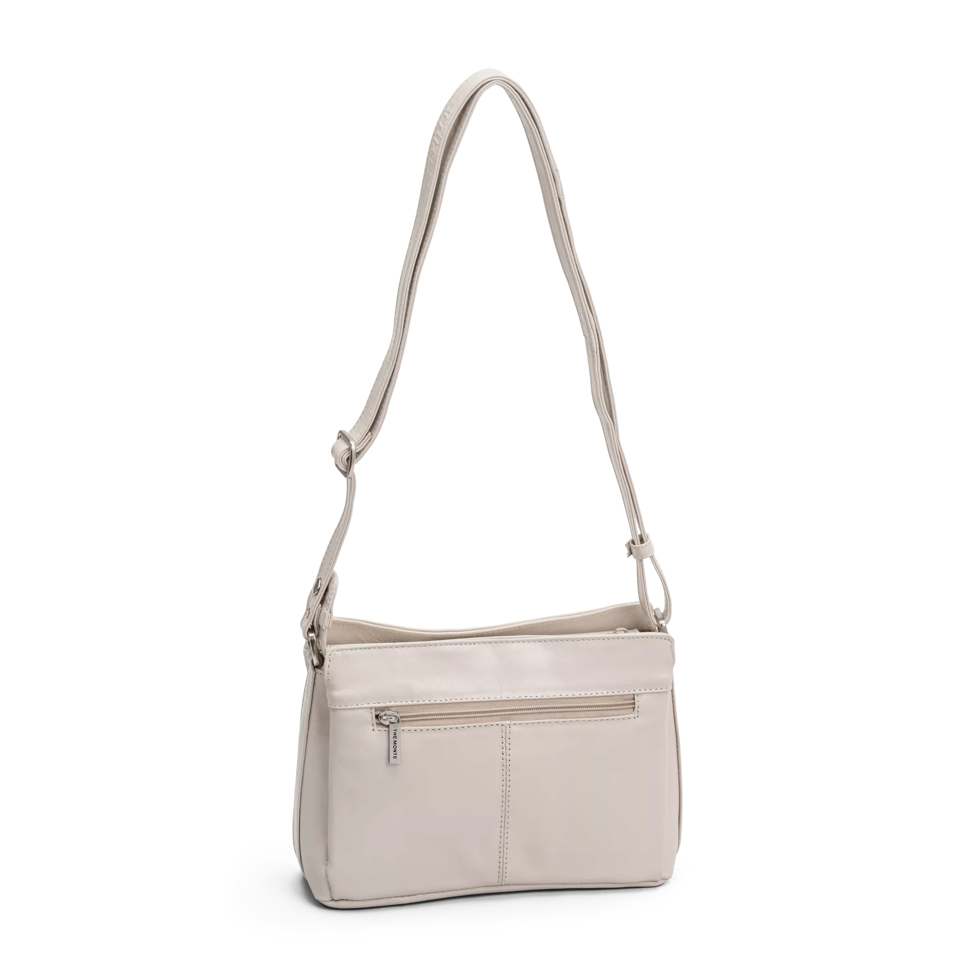 The Monte Crossover M Horizontal Axelremsväska - Beige - Travels And Bags