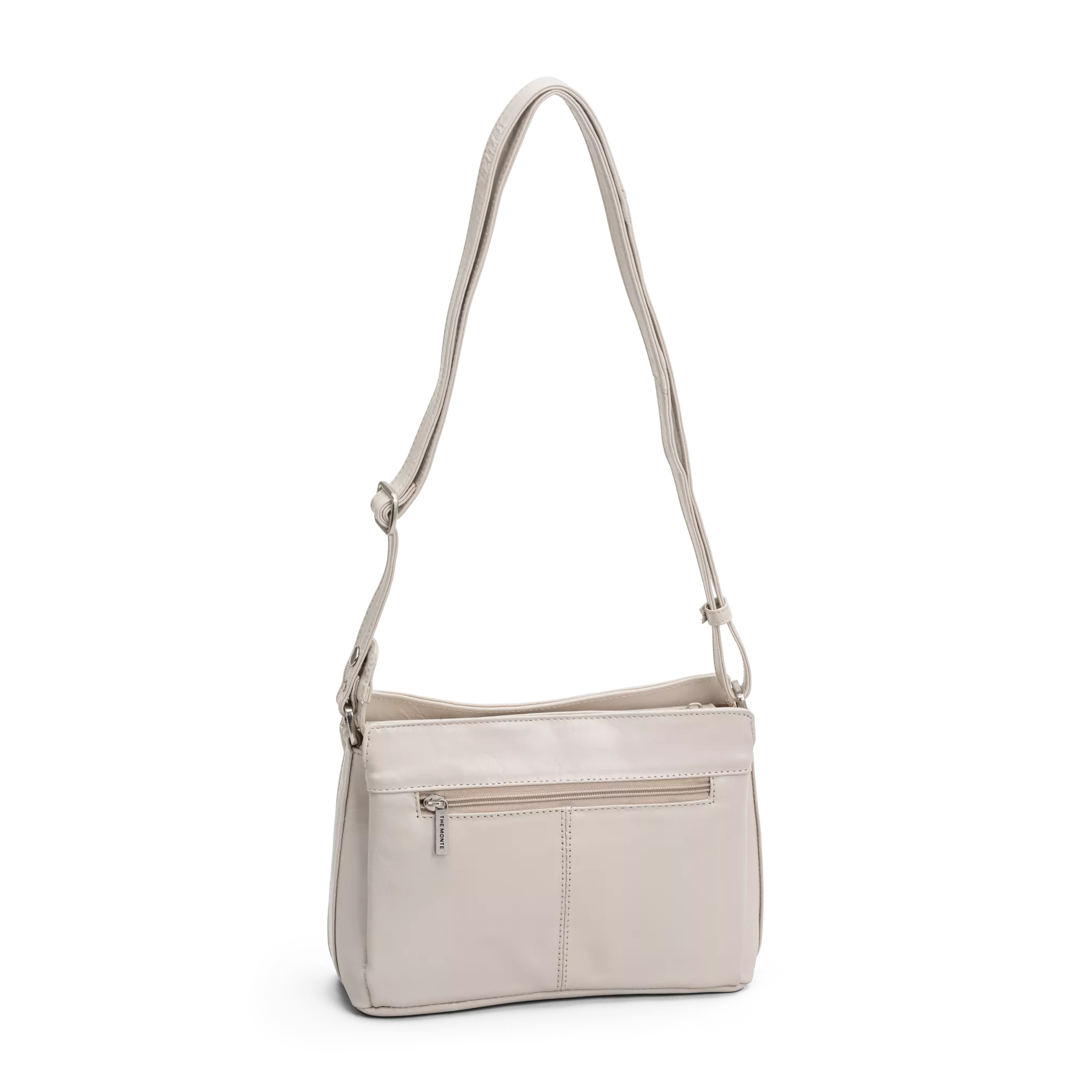 The Monte Crossover M Horizontal Axelremsväska - Beige - Travels And Bags